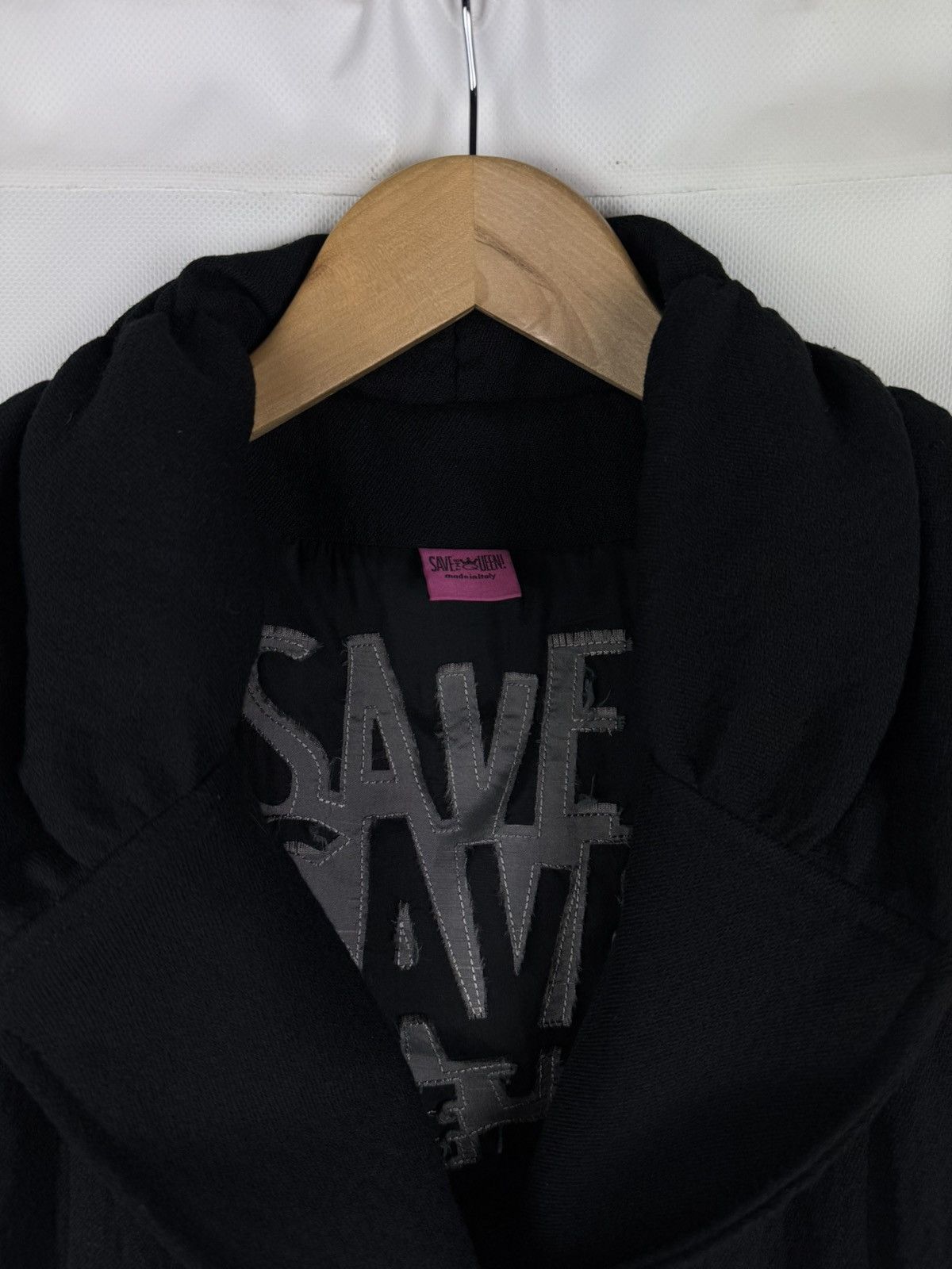 Designer Save The Queen Ladies Wool Blend Long Coat Jacket Size S Size S / US 4 / IT 40 - 10 Thumbnail