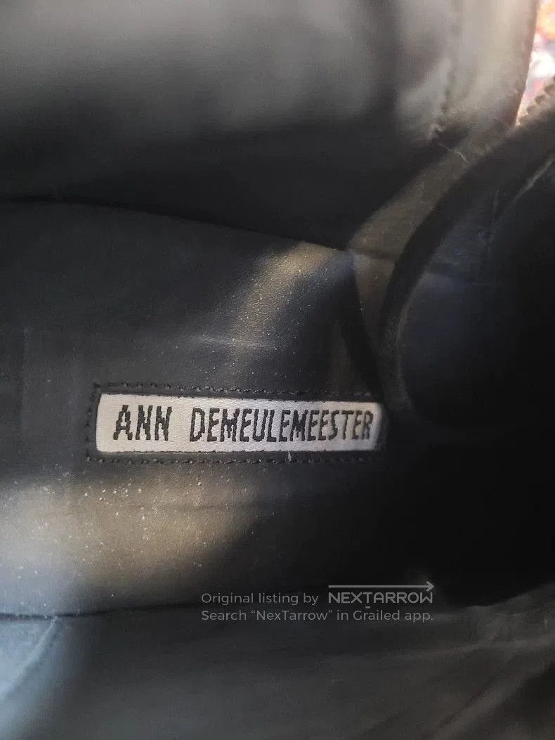 Ann Demeulemeester Ann Demeulemeester Women's Lace-Up Boots. Size US 7 / IT 37 - 8 Thumbnail