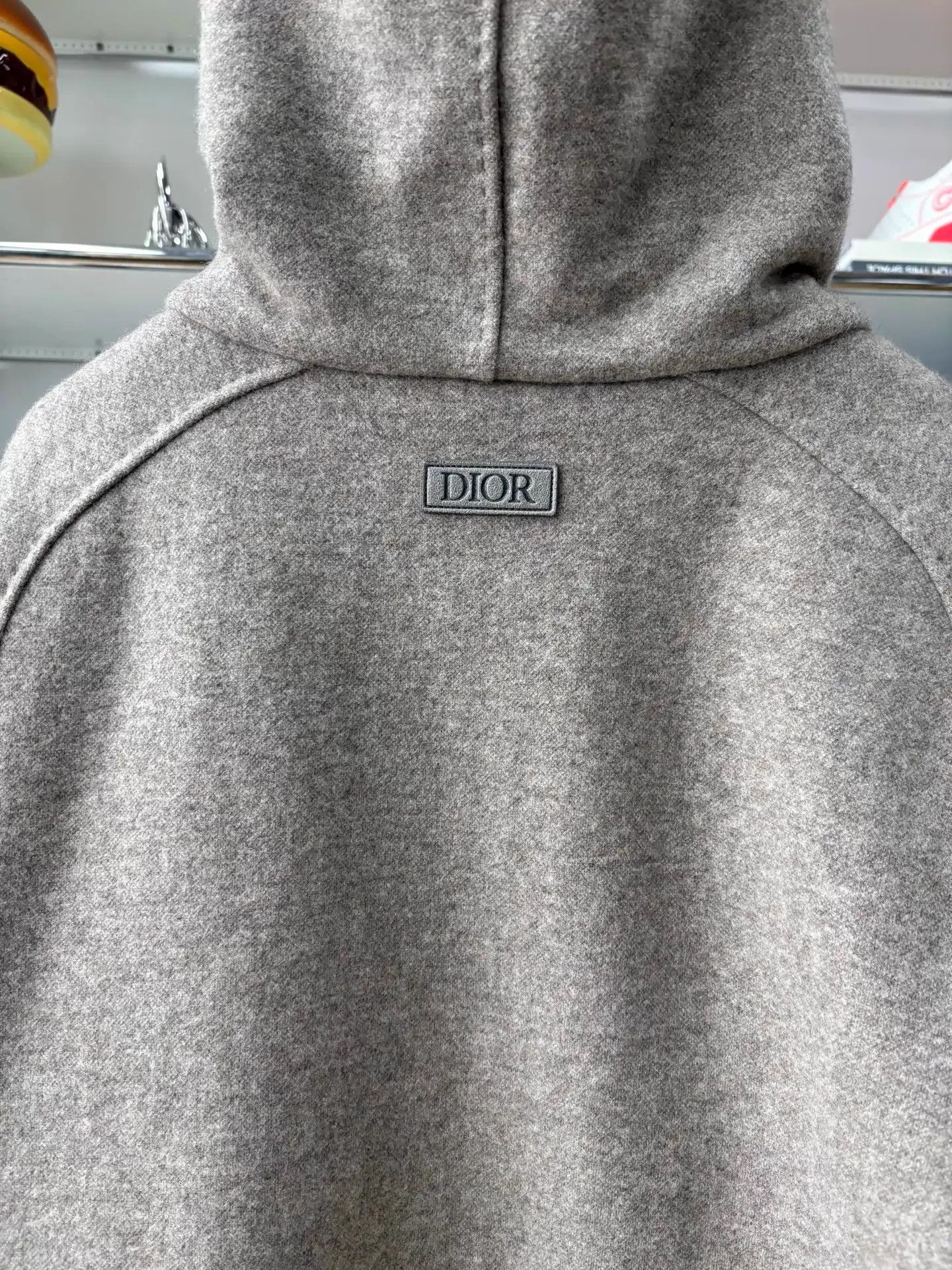 Dior Dior Icon Oblique Hooded Jacket Tan Cashmere-Wool M Size US M / EU 48-50 / 2 - 4 Thumbnail