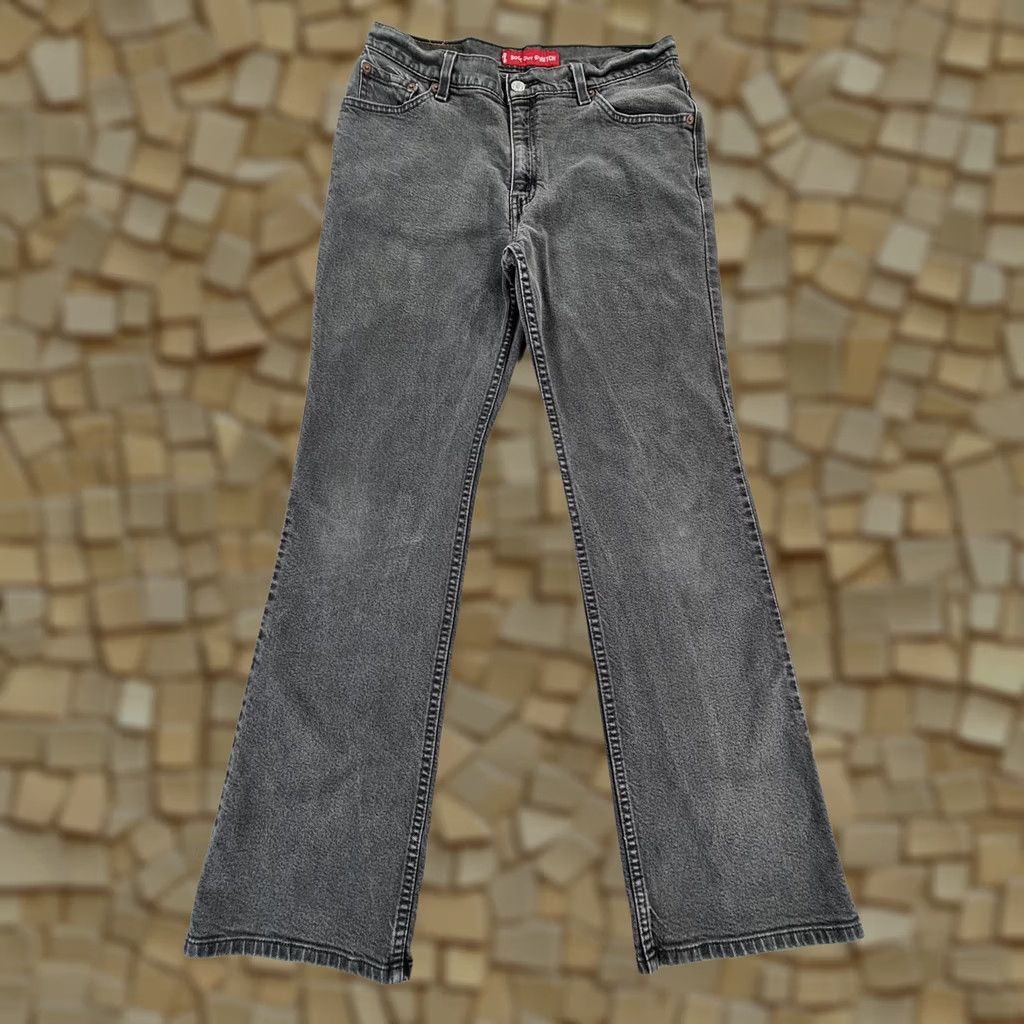Levi's Levi's Jeans 517 Womens Grey W30 L31 Mid Rise Bootcut Stretch Denim 90s Vintage City Modern 5-Pocket Mens Womens Girls Size 30" / US 8 / IT 44 - 1 Thumbnail