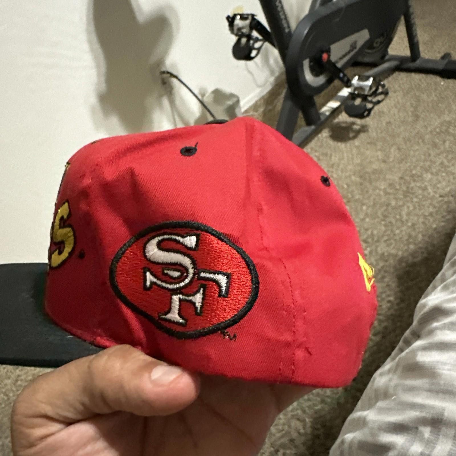 Anime Vintage Snapback San Francisco Forty Niners NFL 90's Cap Size ONE SIZE - 4 Thumbnail