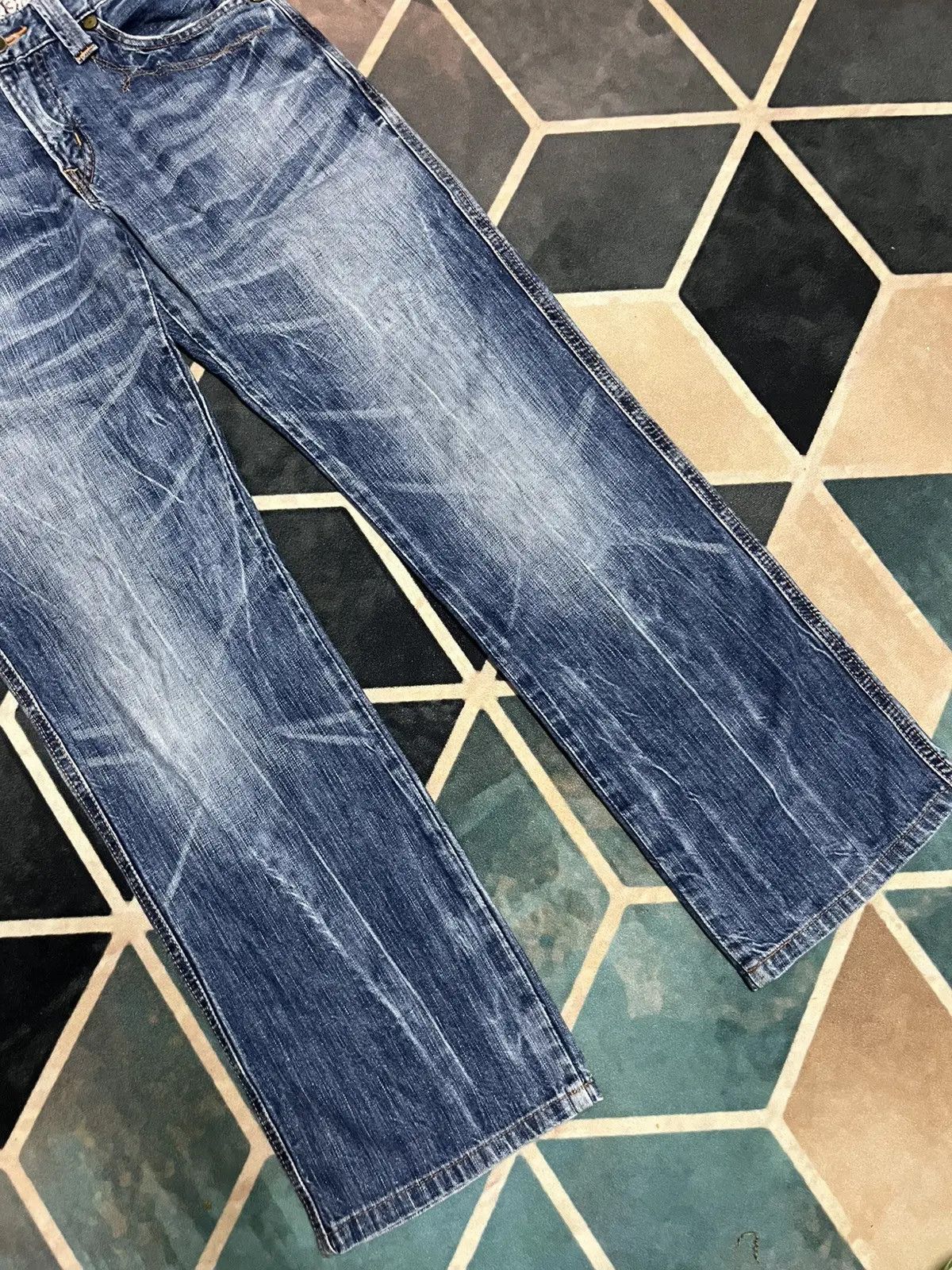 Edwin Edwin Crazy Faded Jeans Size US 29 - 4 Thumbnail