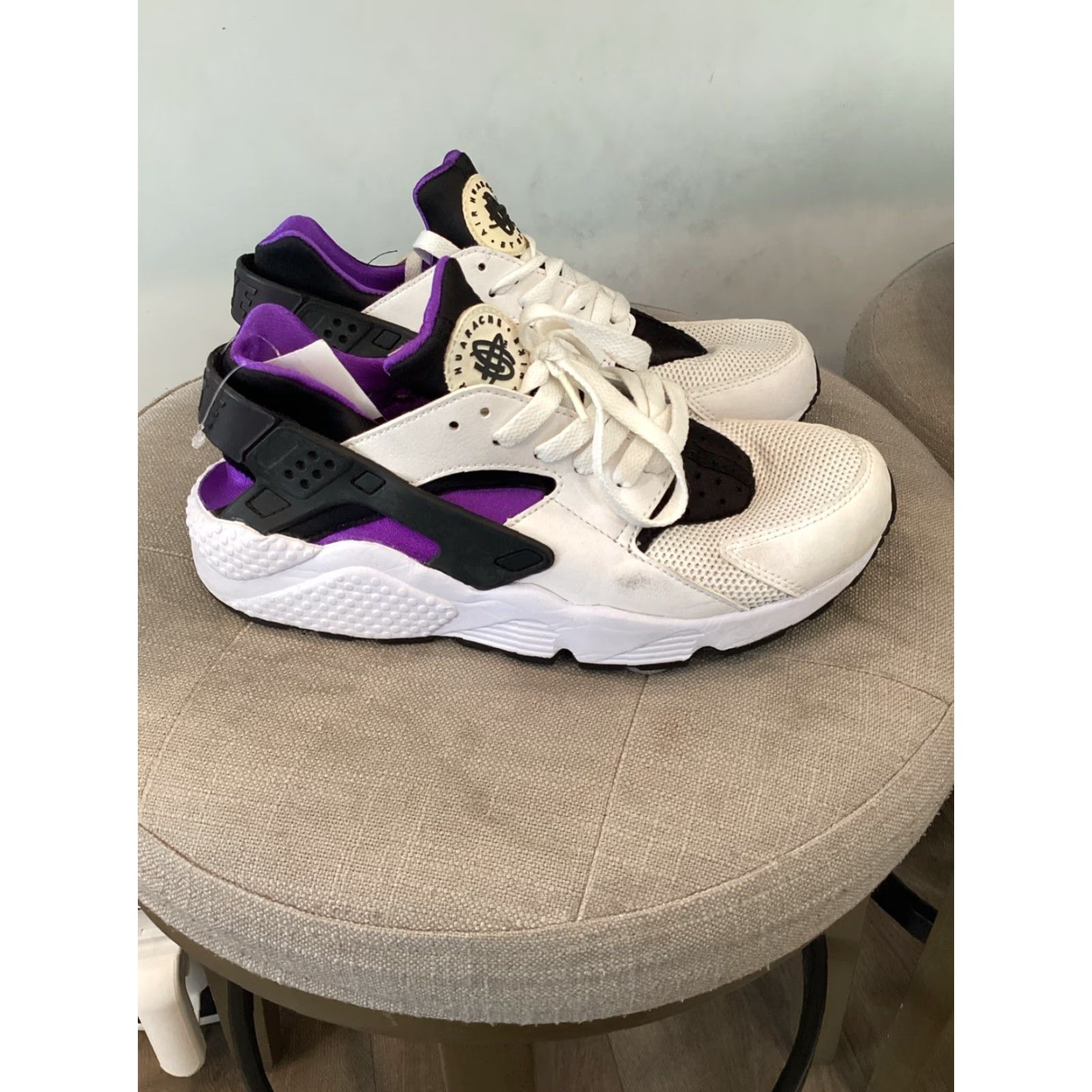 Nike WOMEN'S Nike Air Huarache 91 QS Sneaker UK 7.5 Purple Athletic 2017 Size US 7.5 / IT 37.5 - 6 Thumbnail