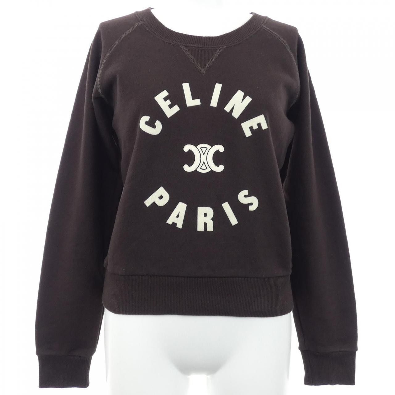 Celine Celine CELINE Cotton Sweatshirt Textile Sweatshirts & Hoodies 2Y23H670Q DUTY FREE for USA Size ONE SIZE - 1 Thumbnail