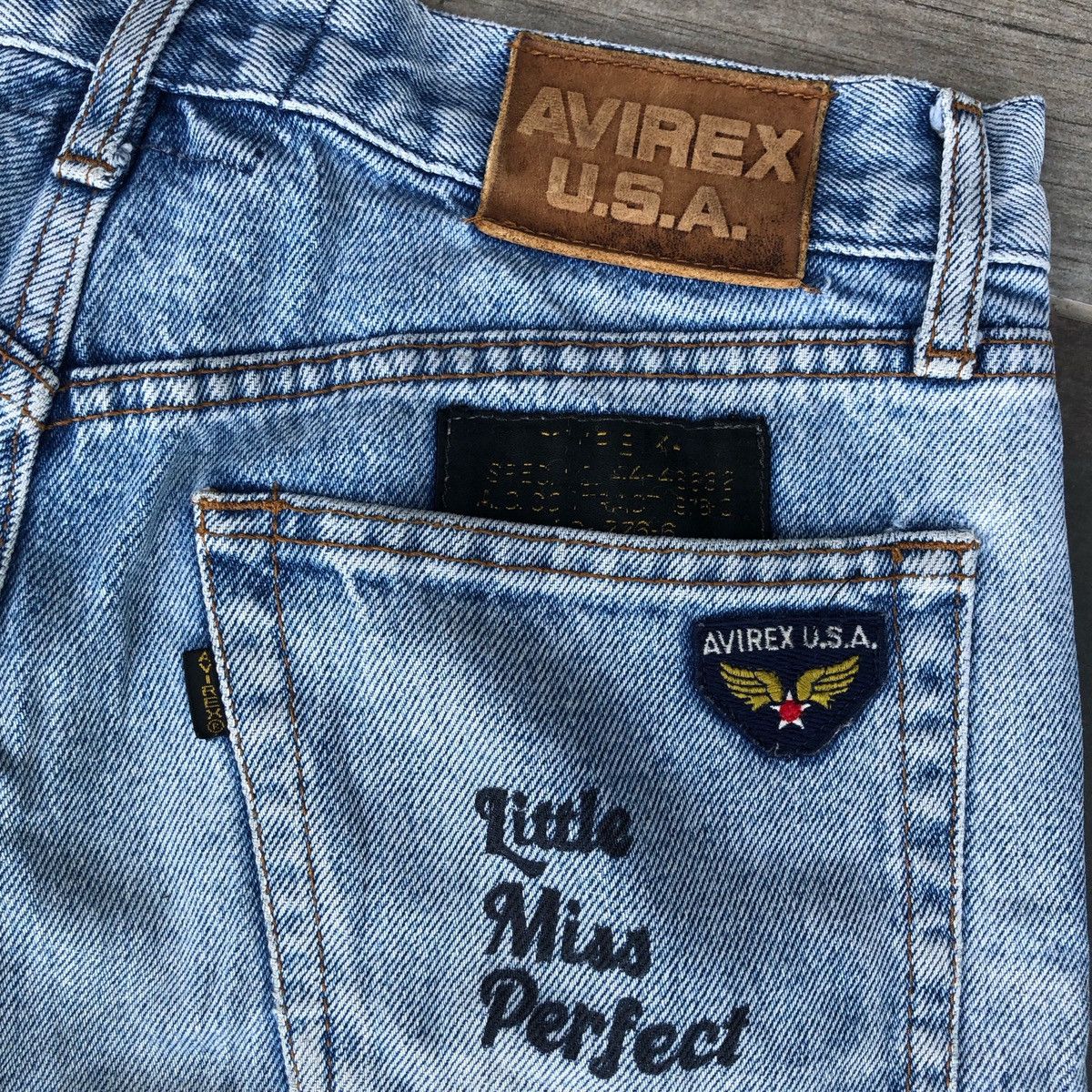 Avirex × If Six Was Nine × Japanese Brand 🔥Vintage Avirex x the simpson x santa cruz x marlboro Jeans🔥 Size US 30 / EU 46 - 9 Thumbnail