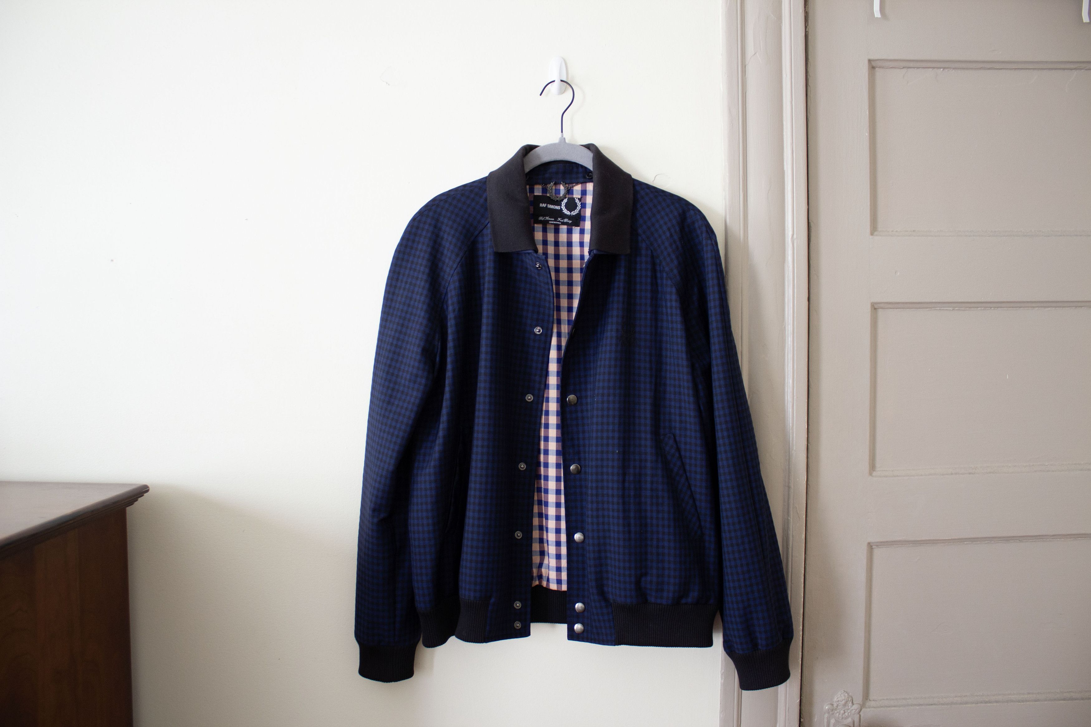 Fred Perry × Raf Simons Fred Perry x Raf Simons Check Bomber Jacket Size US XXS / EU 40 - 4 Thumbnail