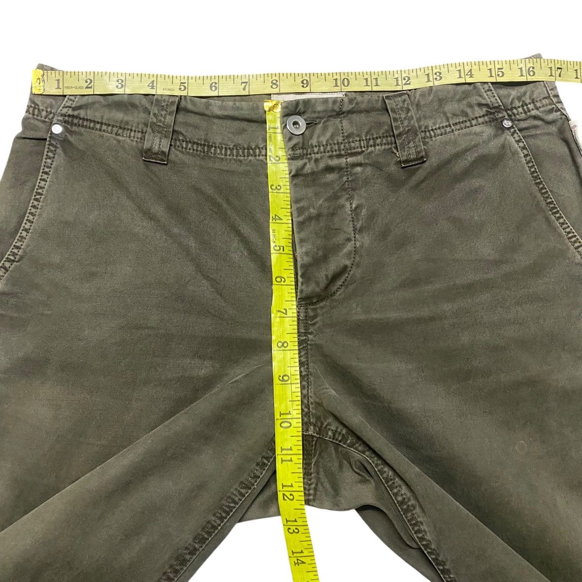 Moncler Vintage Moncler Khaki Trouser Pants Size US 33 - 17 Thumbnail