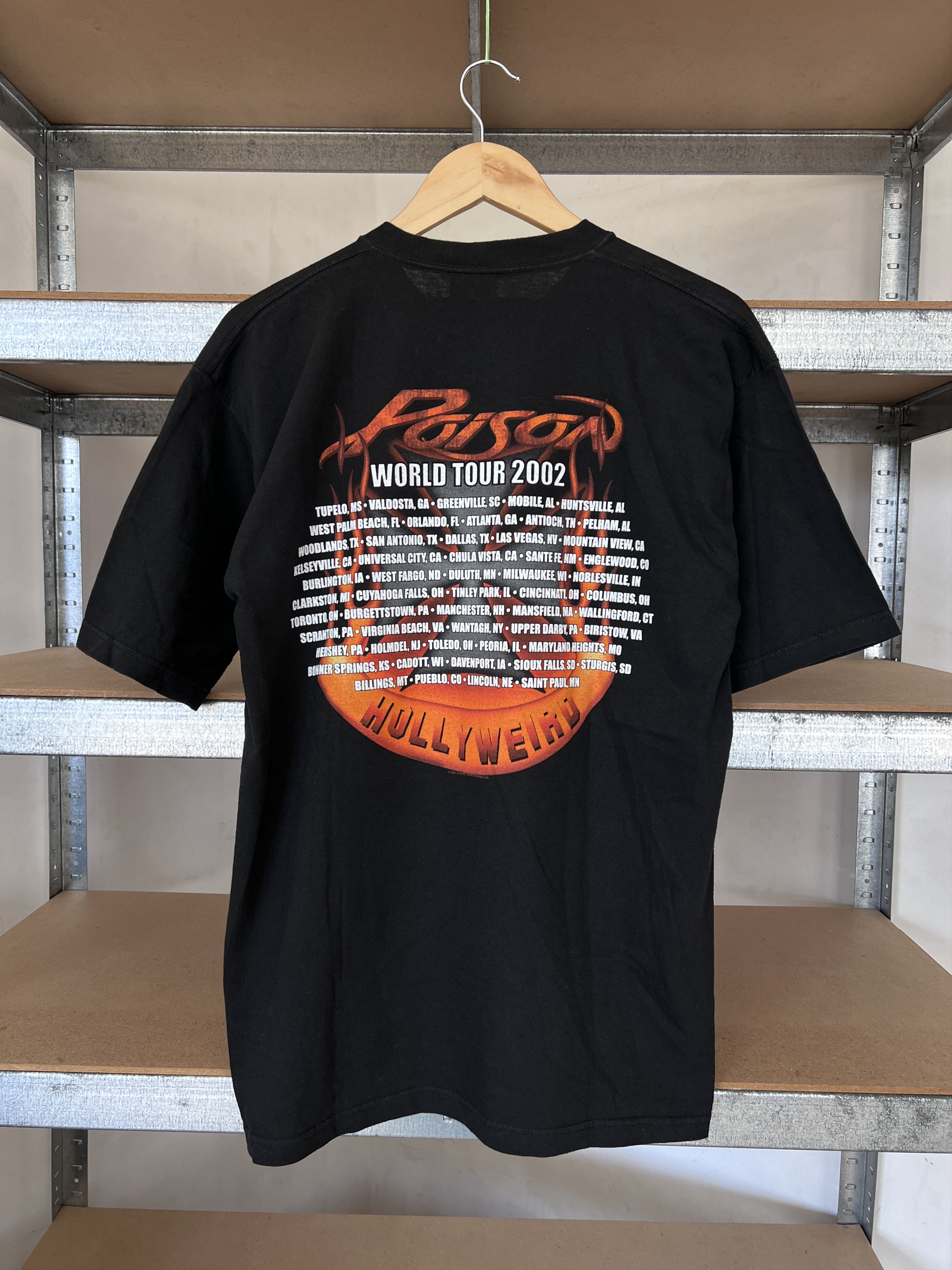 Band Tees Vintage 2002 Poison rock band tour T-shirt Size US L / EU 52-54 / 3 - 2 Thumbnail