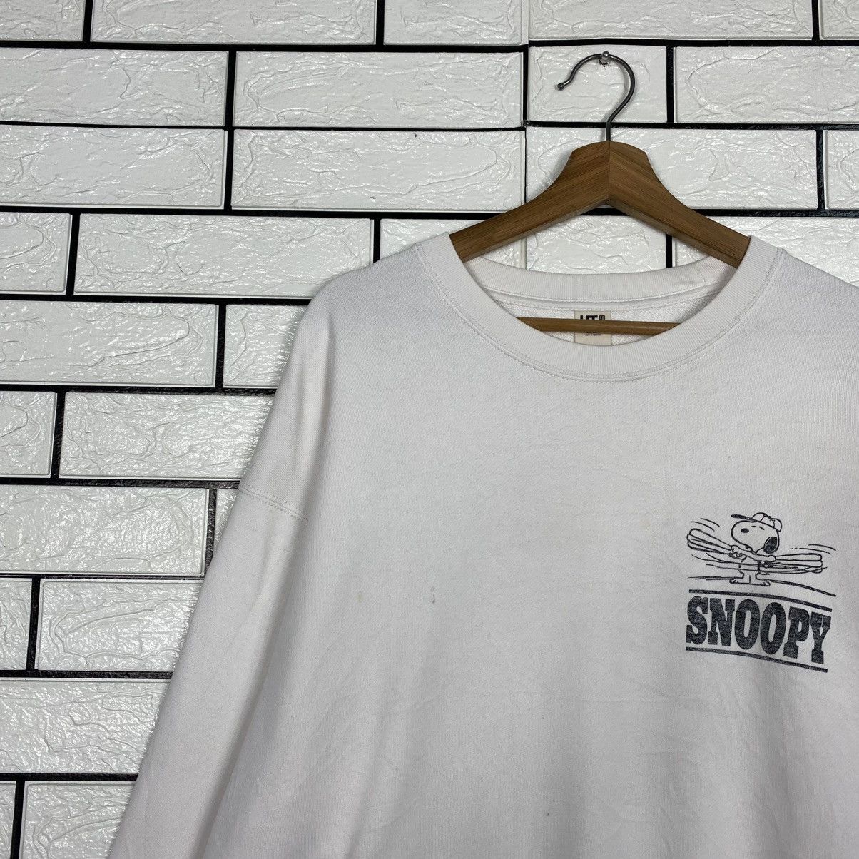 Japanese Brand Vintage Sweatshirt Snoopy Peanuts Big Logo Size US XL / EU 56 / 4 - 8 Thumbnail