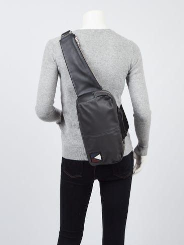 Louis Vuitton LOUIS VUITTON Grey Leather Fast V Line Crossbody Bumbag Bag Size ONE SIZE - 1 Thumbnail