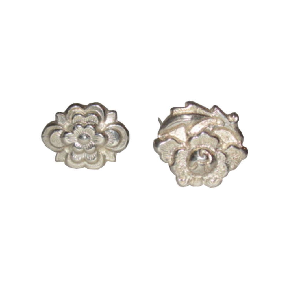 Designer Antique Chinese Hair Stick Set w/ Flowers and Leaves Combs Size ONE SIZE - 3 Thumbnail