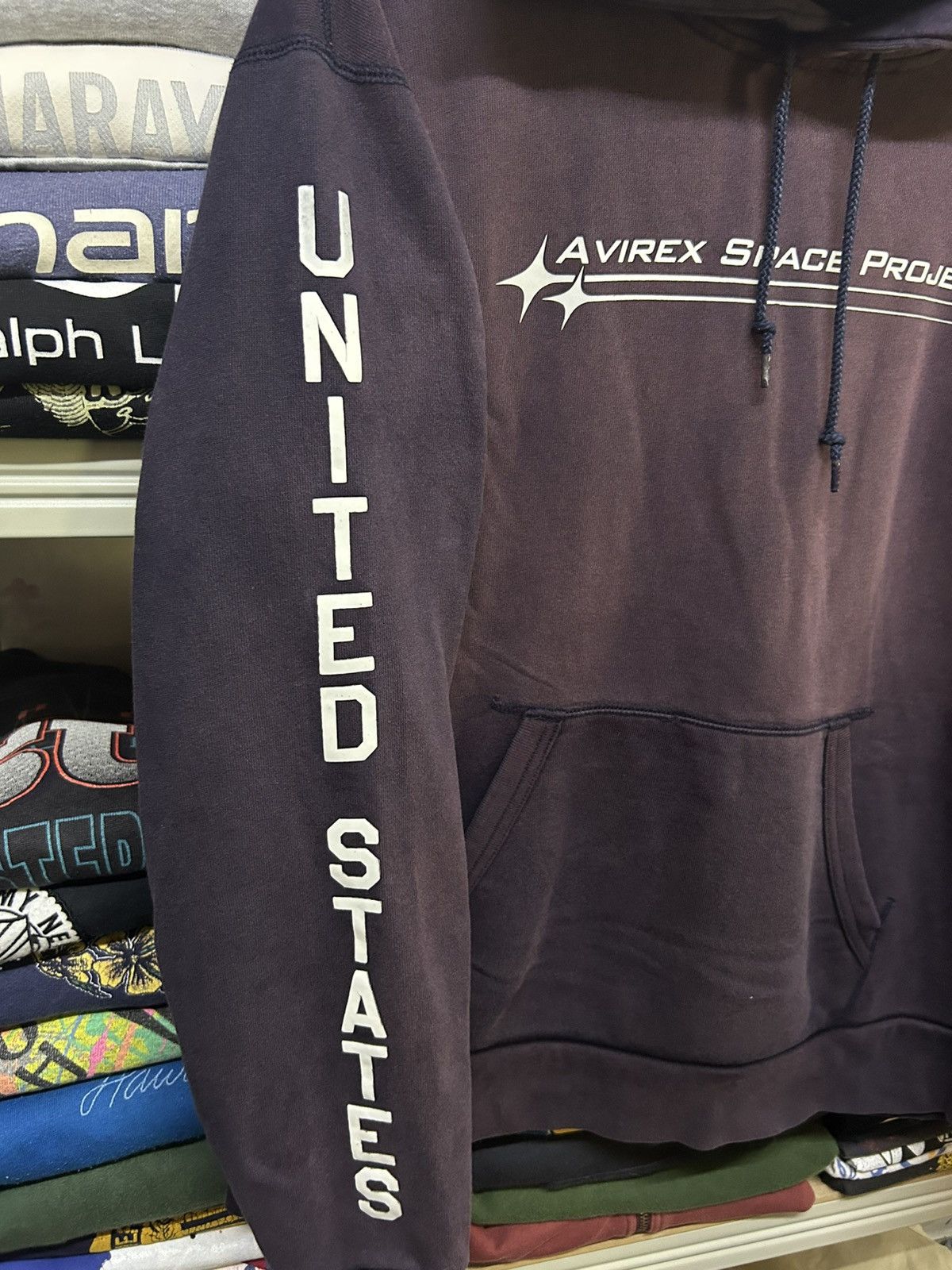 Avirex 🔥Rare Sunfaded Avirex Space Project GT-10 Astronout Size US L / EU 52-54 / 3 - 3 Thumbnail