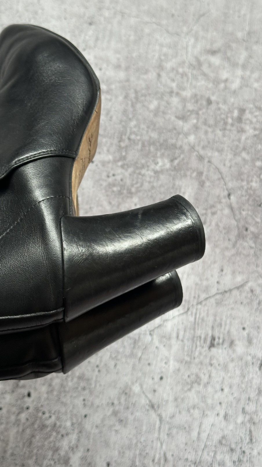 Repetto Women's Reppeto Leather Black Block Heels Size US 10 / IT 40 - 8 Thumbnail