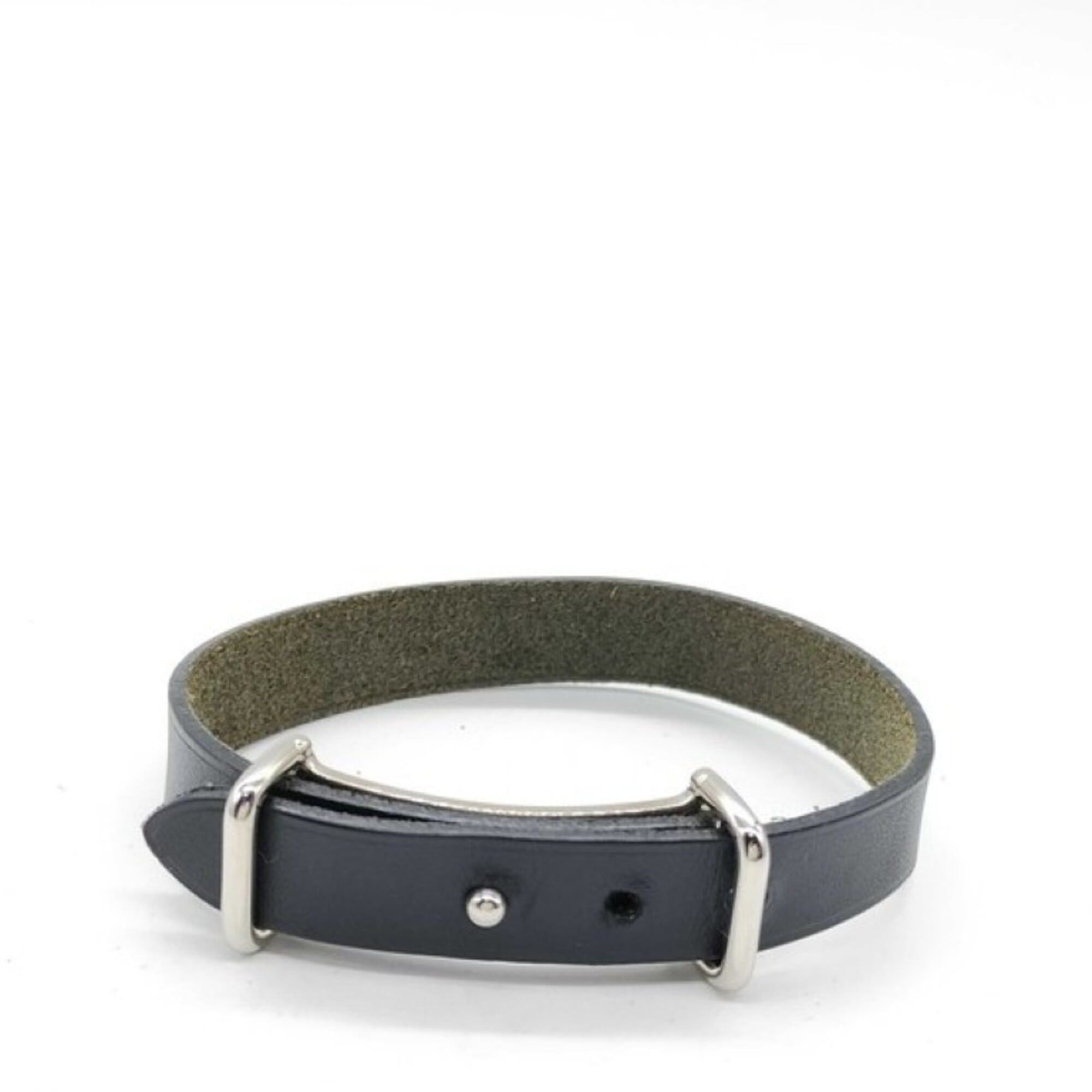 Hermes Hermes Bracelet Api 2 Black Leather Men's Women's Size ONE SIZE - 1 Thumbnail