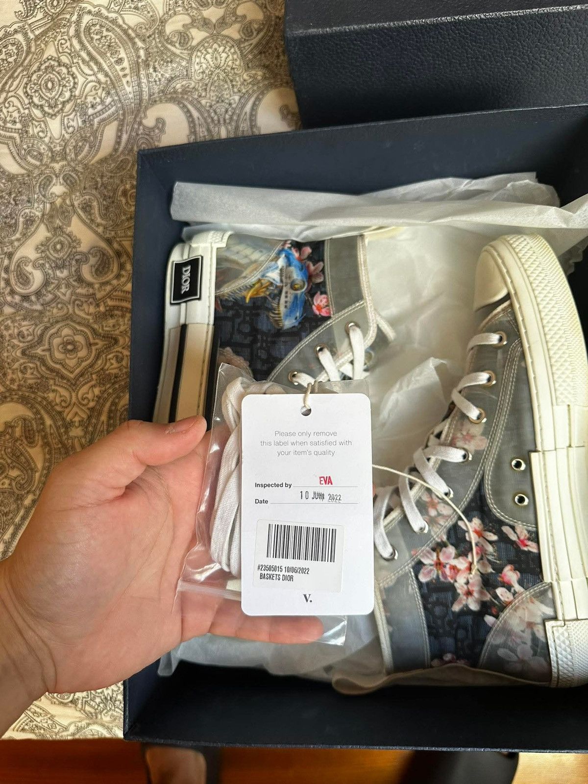 Dior Dior B23 High-Top Sneaker Size US 7 / EU 40 - 6 Thumbnail