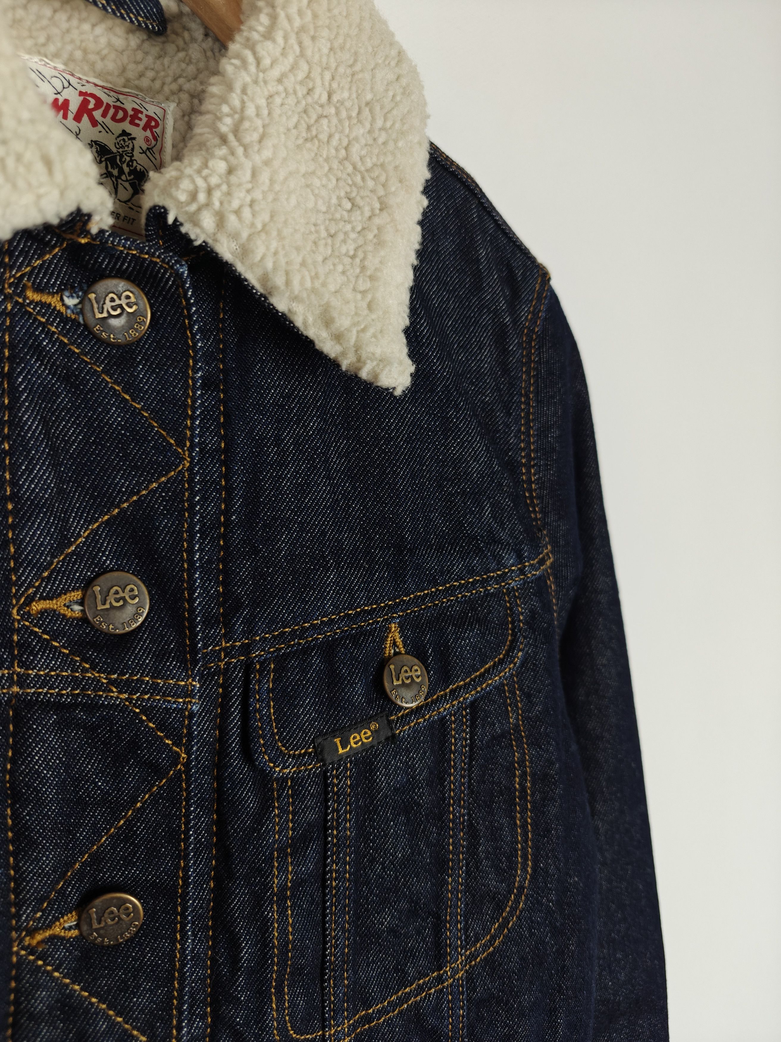 Lee LEE Storm Rider Denim Jacket Sherpa size S Size US S / EU 44-46 / 1 - 4 Thumbnail