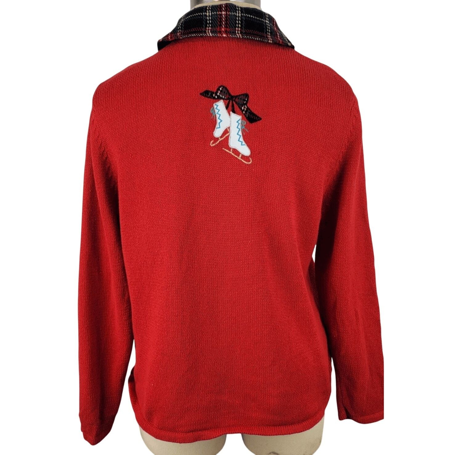 Other Designer Originals Studio Joy Red Christmas Sweater | 22/XL Size XL / US 12-14 / IT 48-50 - 5 Thumbnail