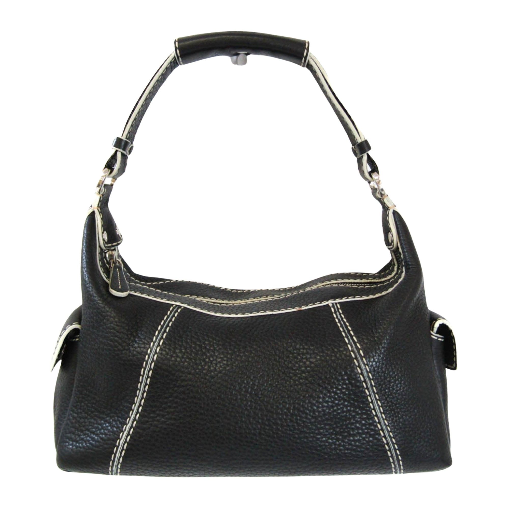 Tod's Black Leather Shoulder Bag (Pre-Owned) Size ONE SIZE - 1 Thumbnail