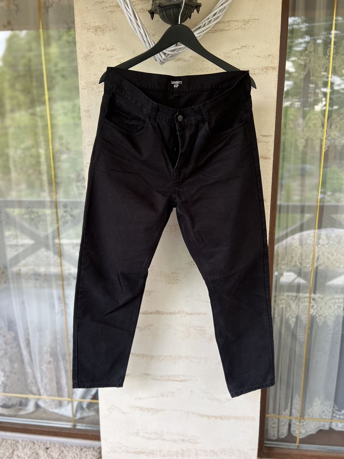 Carhartt 🖤Vintage Disstressed Y2K Style Carhartt Simple Black Jeans Size US 30 / EU 46 - 4 Thumbnail