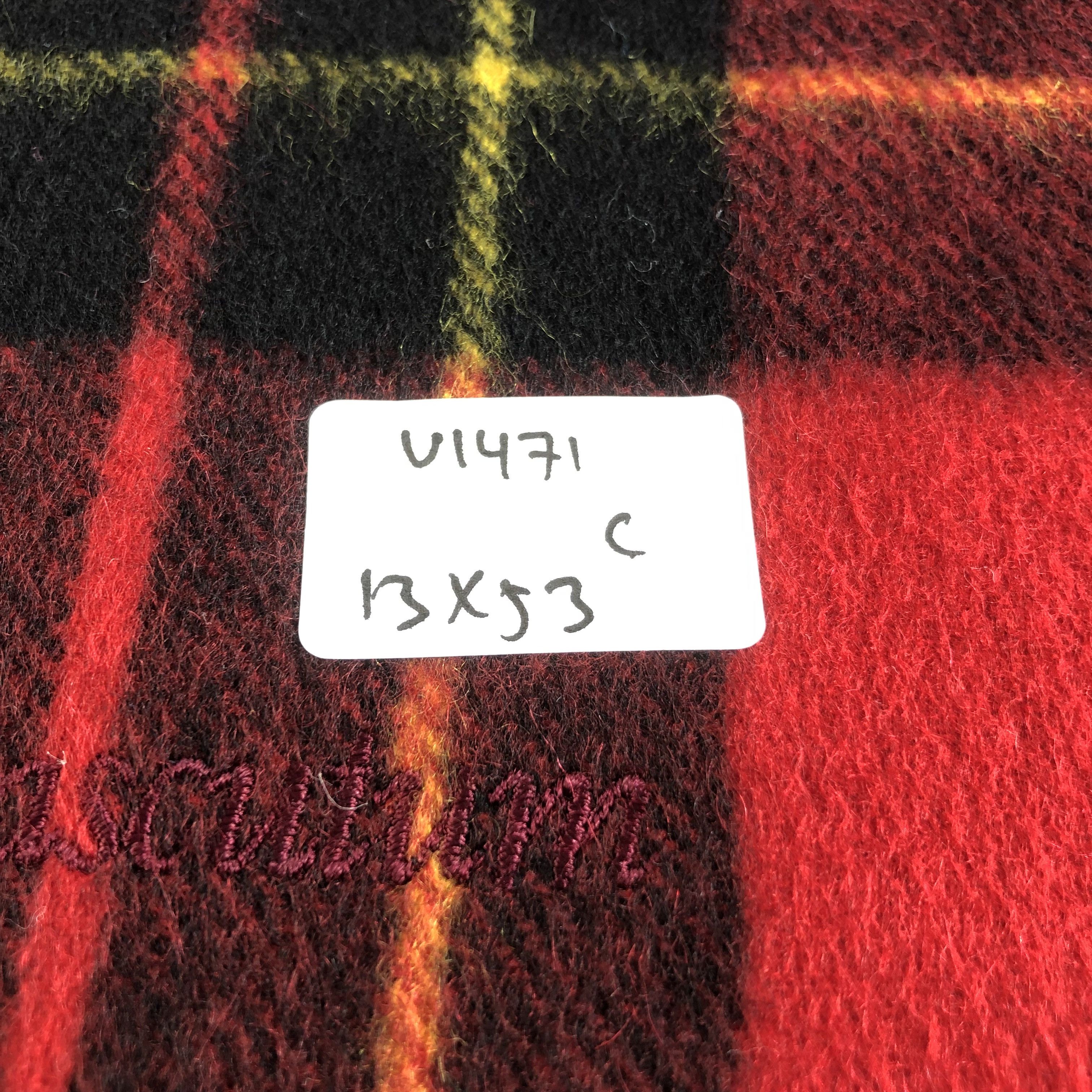 Aquascutum Aquascutum Tartan Cashmere Scarf Muffler V1471 Size ONE SIZE - 5 Thumbnail