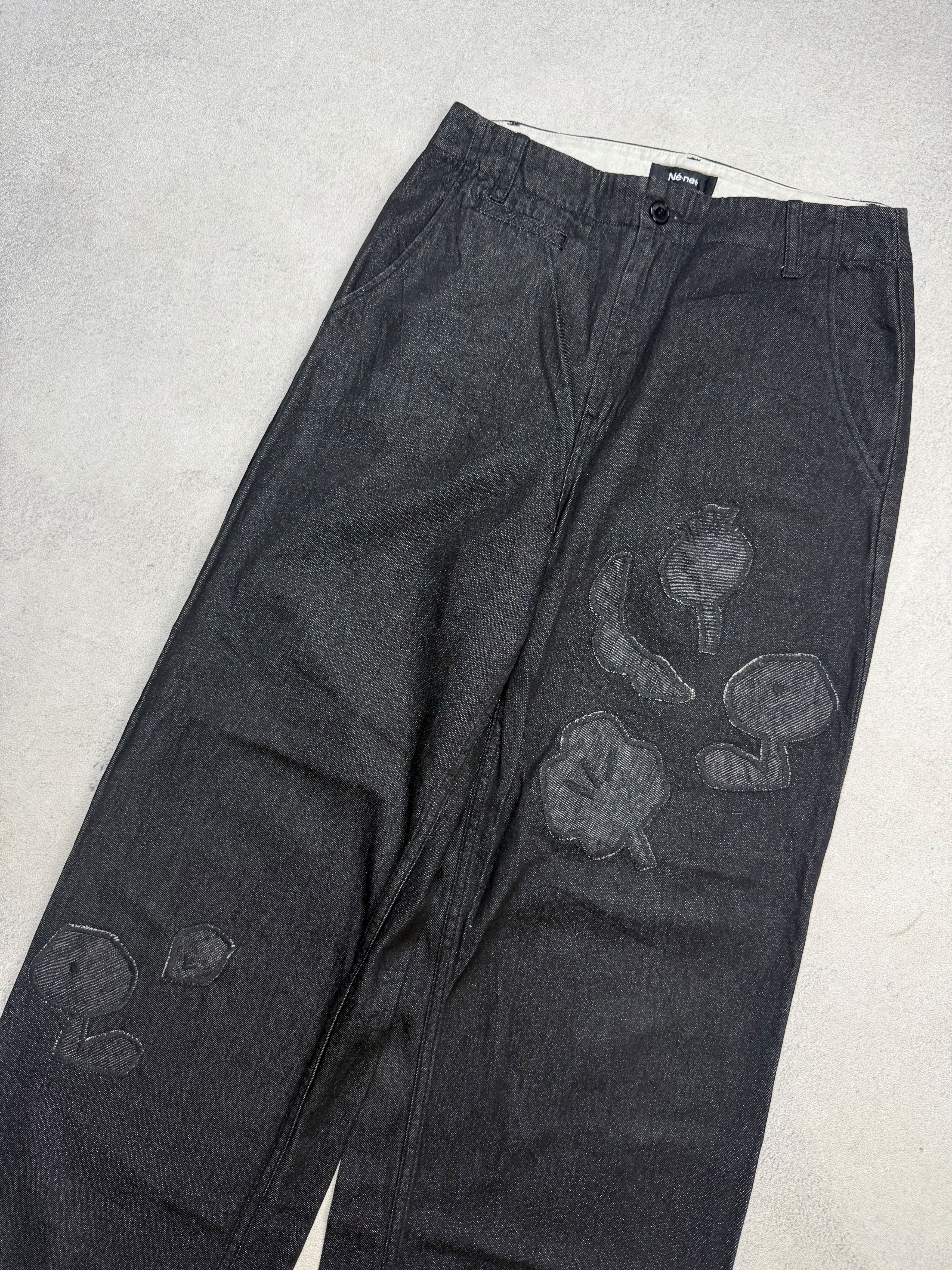 Ne-Net Ne-net Black Denim Jeans Size US 30 / EU 46 - 8 Thumbnail