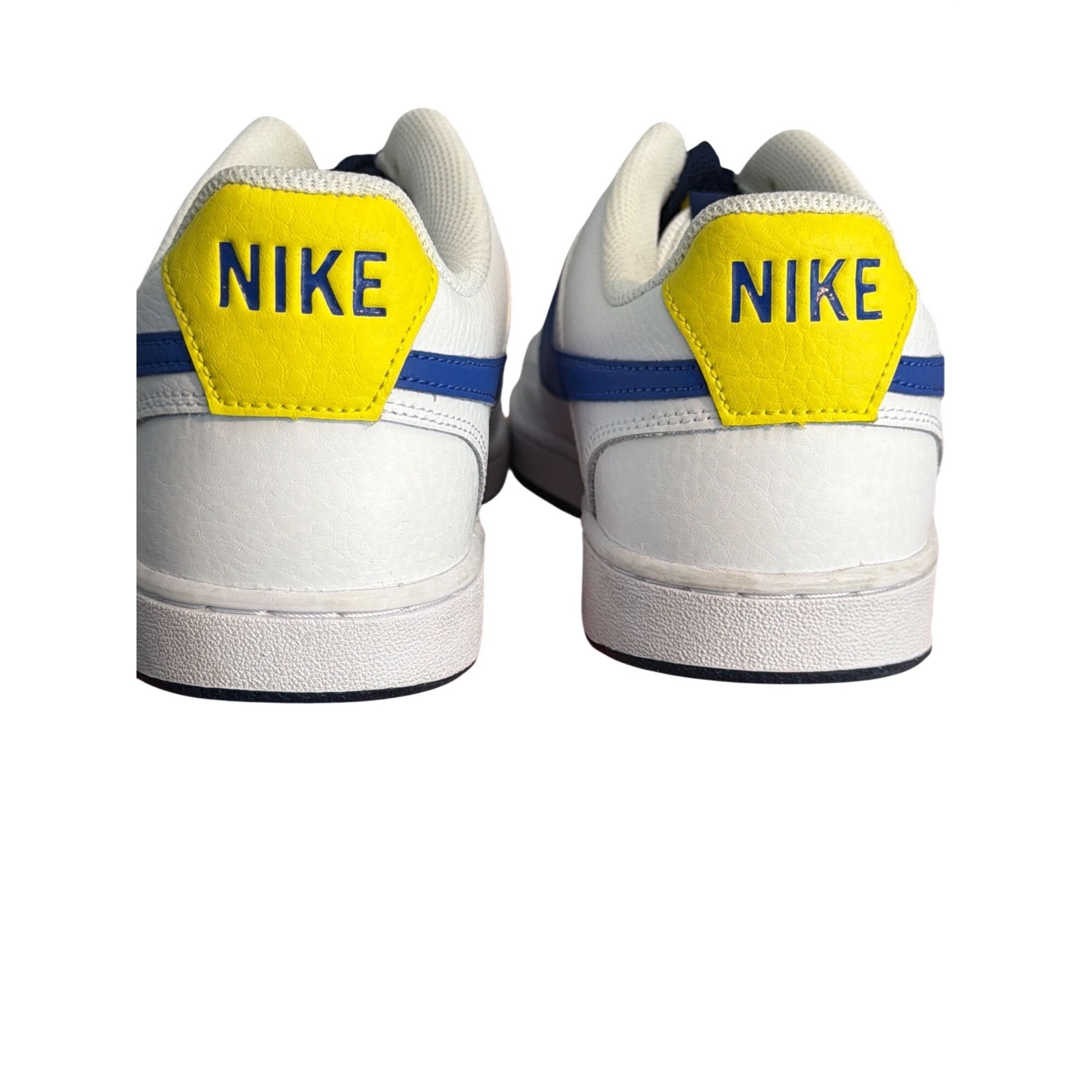Nike Nike Court Vision Low Sneakers White Hyper Royal Blue Yellow Size US 10 / EU 43 - 4 Thumbnail