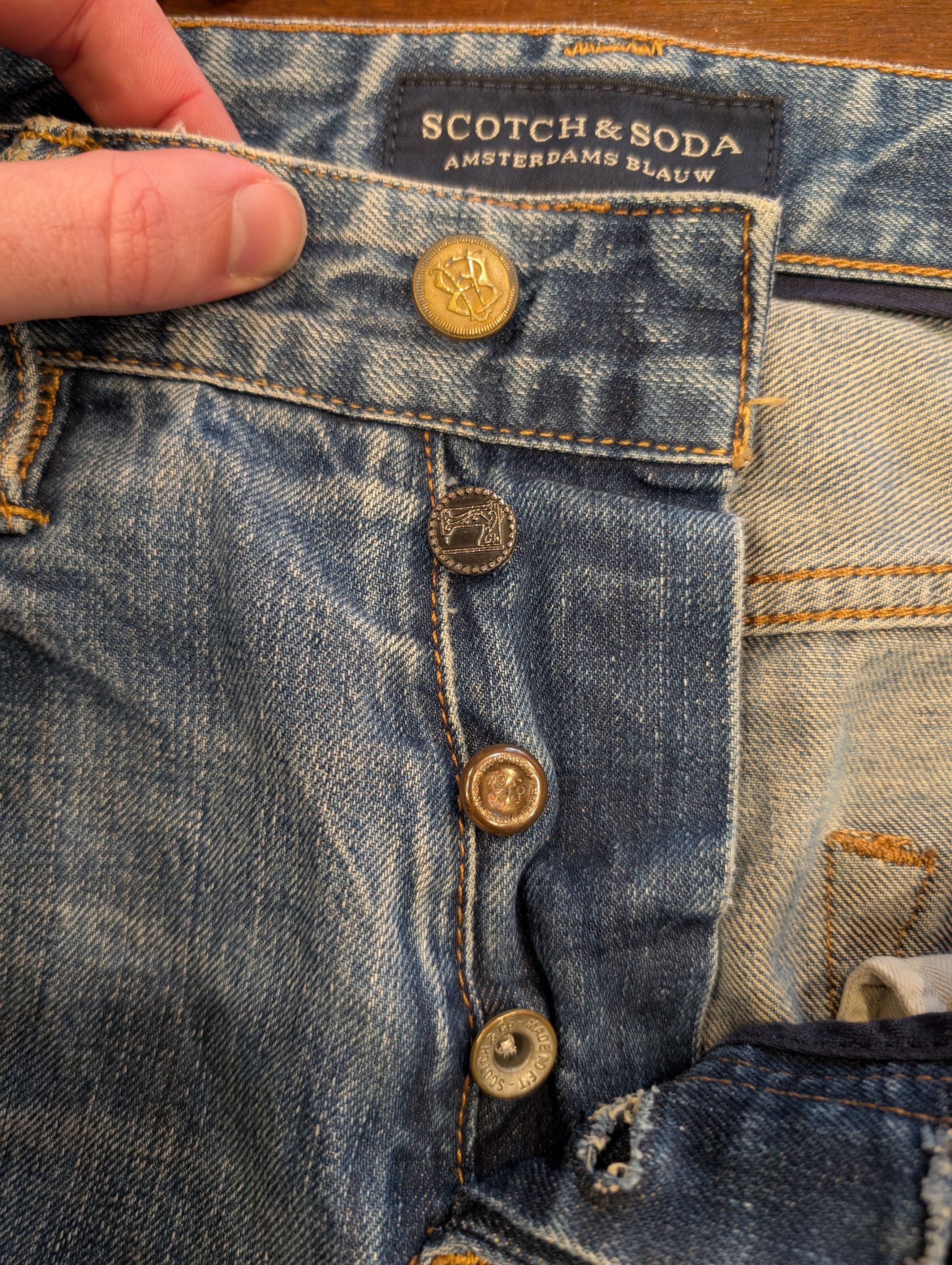 Scotch & Soda Scotch and Soda Denim Jeans Distressed Size US 32 / EU 48 - 4 Thumbnail