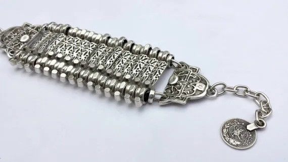 Jewelry × Sterling Silver Boho Multilayer Adjustable Bracelet Size ONE SIZE - 3 Thumbnail