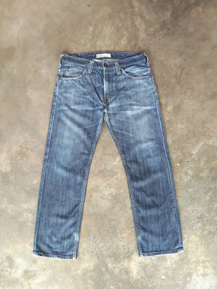 Vintage Levi's Jeans 504 Straight Leg Distressed Denim 34x29