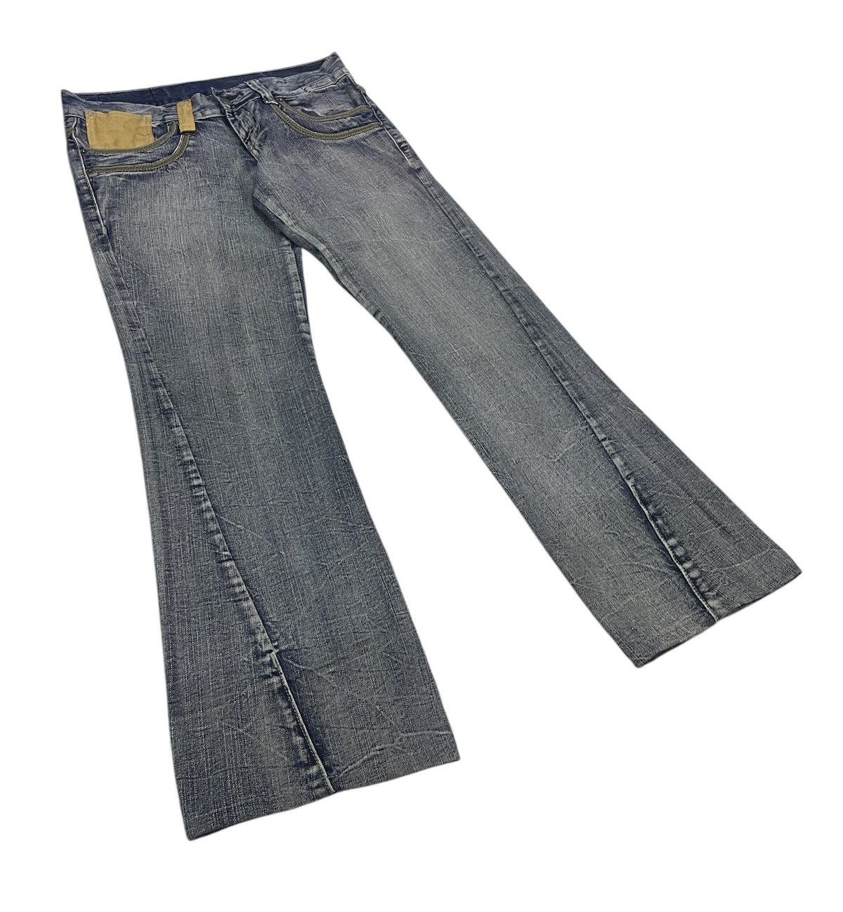 Hysteric Glamour Tornado Mart Japan Flare Jeans Distressed Size US 32 / EU 48 - 4 Thumbnail