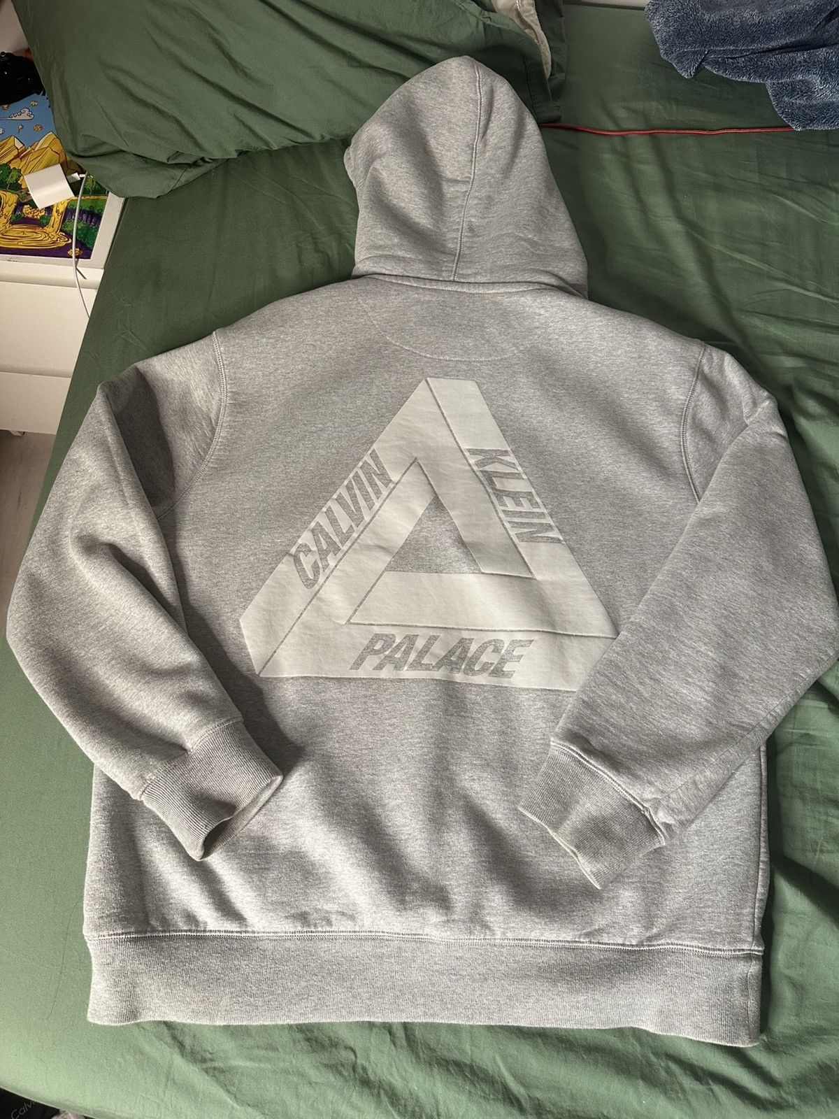 Palace CK1 Tri-Ferg Hood Light Grey Marl