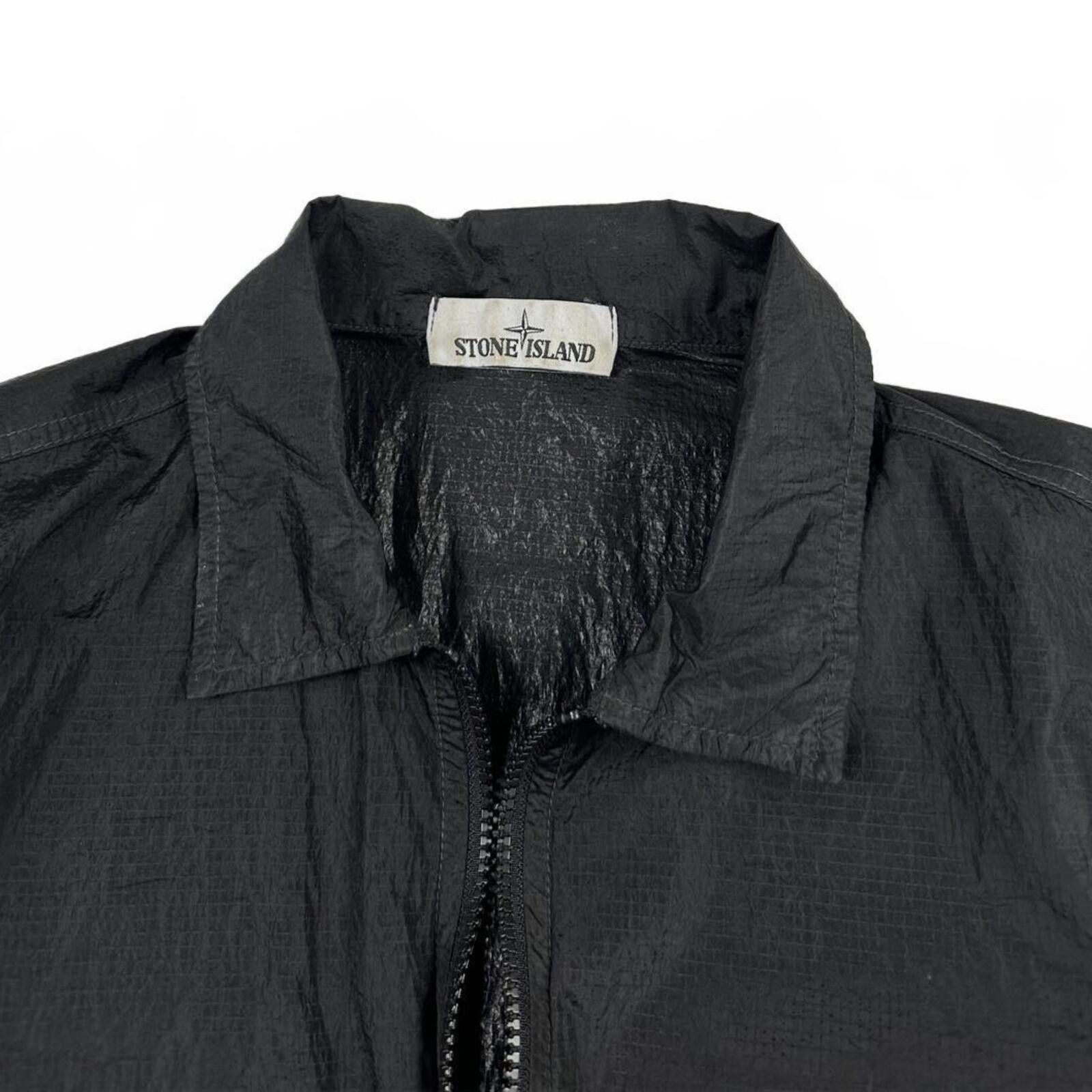 Stone Island Stone Island Nylon Metal Ripstop Overshirt Black Small Size US S / EU 44-46 / 1 - 3 Thumbnail