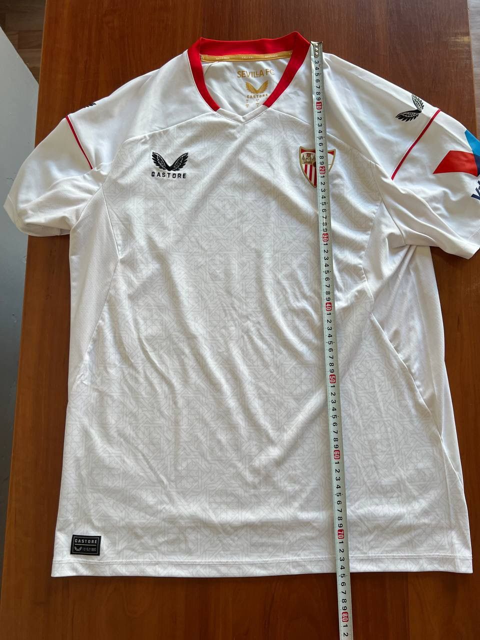 Castore 2022/23 SEVILLA FC HOME SOCCER JERSEY FOOTBALL SHIRT CASTORE Size US L / EU 52-54 / 3 - 15 Thumbnail