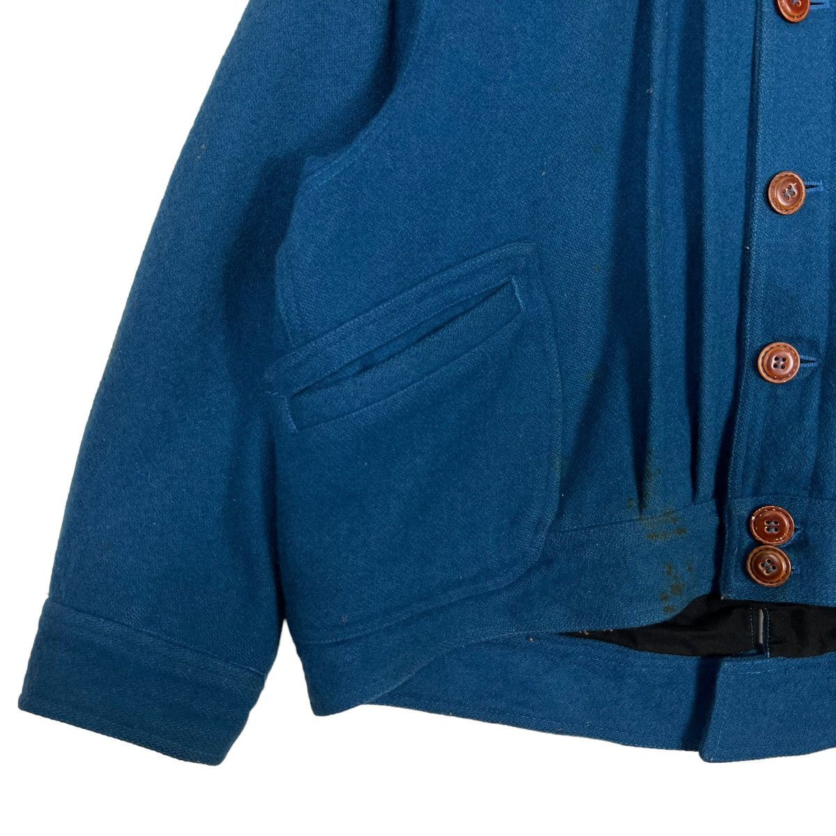 Issey Miyake WOOL PAGE BOY PLEATED BOMBER JACKET MADE IN JAPAN Size US M / EU 48-50 / 2 - 4 Thumbnail