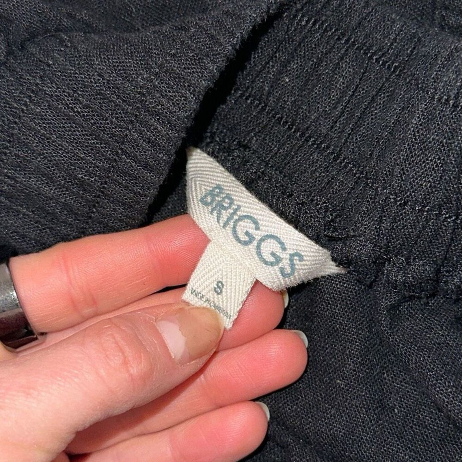 Other Briggs Black Wide Leg Lightweight Pants | Sz S Size 27" / US 4 / IT 40 - 5 Thumbnail