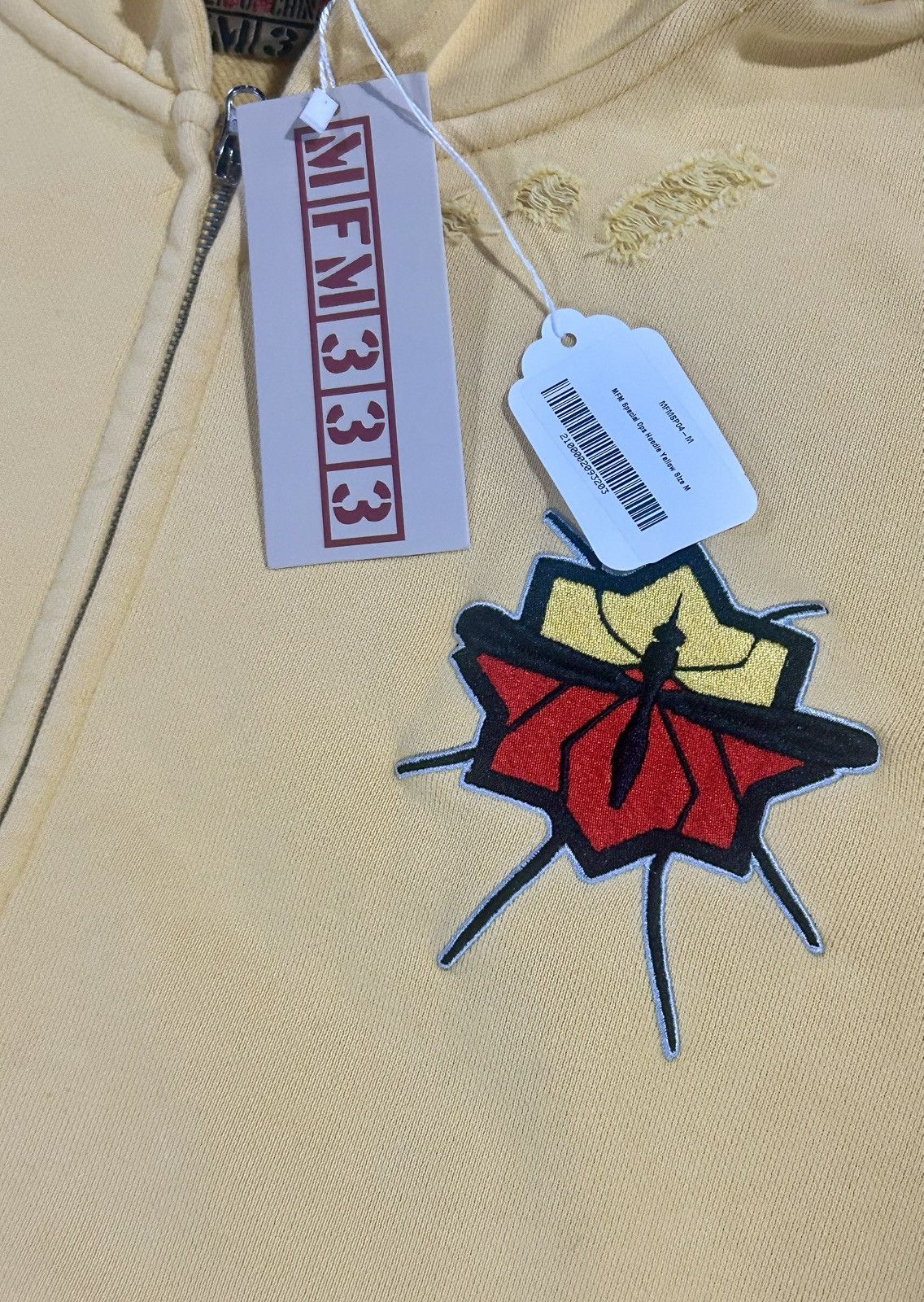 murd333r.fm Murd333r.fm General Issue Special Ops Hoodie Indo Yellow“Lg” Size US L / EU 52-54 / 3 - 6 Thumbnail