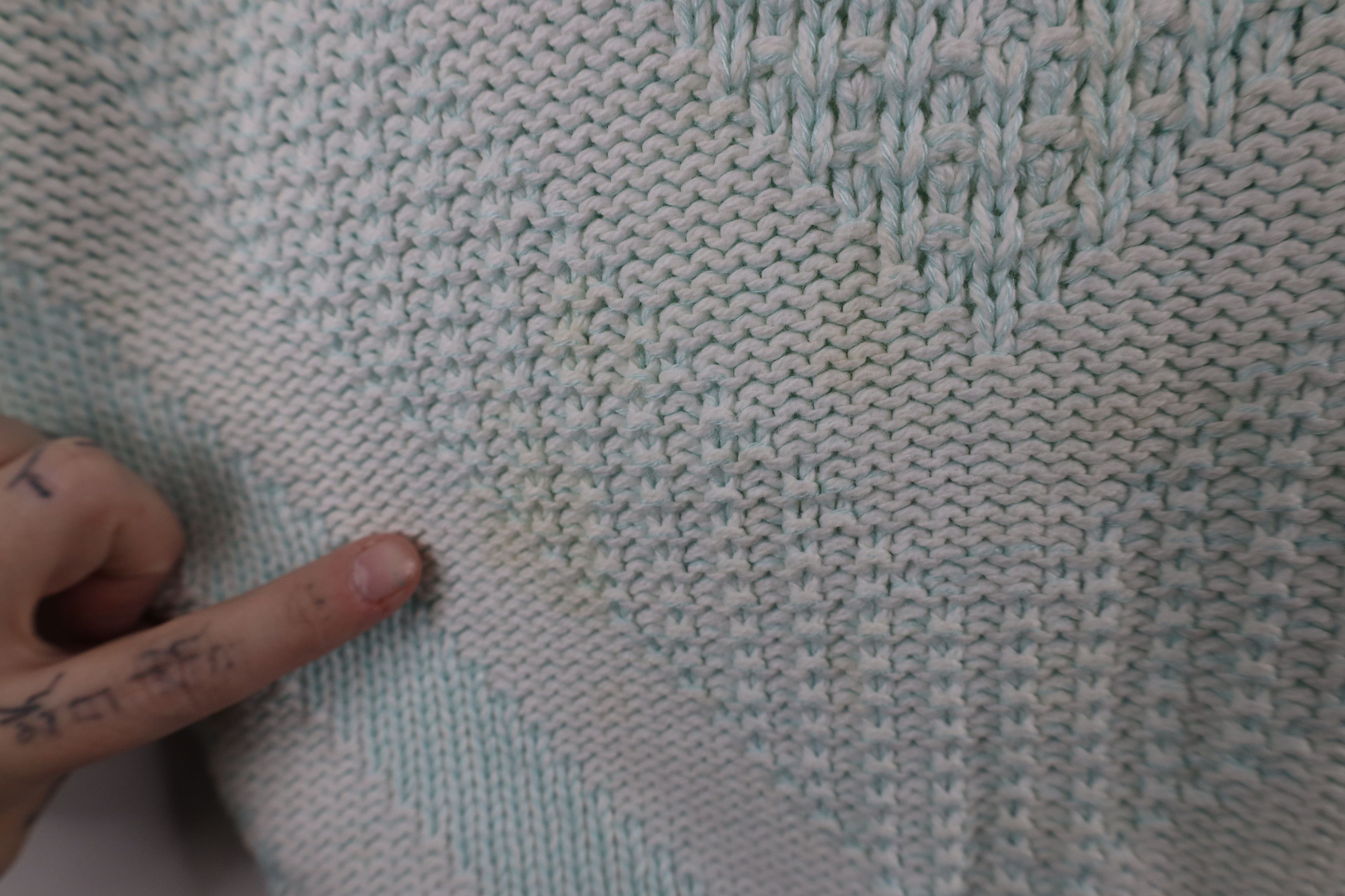 Vintage Vintage 70s Streetwear 3/4 Sleeve Chunky Knit Sweater Size S / US 4 / IT 40 - 4 Thumbnail