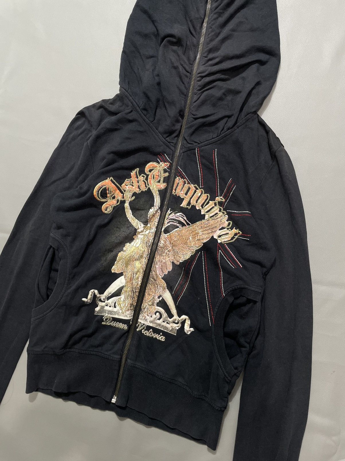 Hysteric Glamour Ask Enquired Gothic Mask Zip Hoodie Ifsix lgb punks style Size S / US 4 / IT 40 - 2 Thumbnail