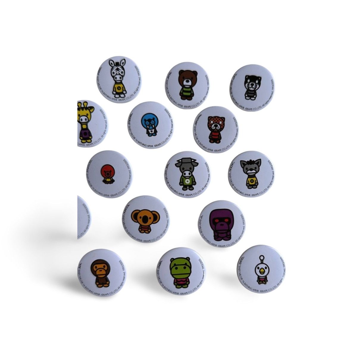 Bape Vintage Bathing Ape Badge/Pin Set Size ONE SIZE - 4 Thumbnail