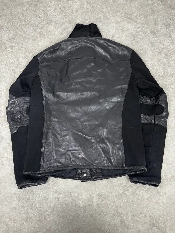Prada 2000s Prada Hybrid Premium Biker Leather Jacket Size US M / EU 48-50 / 2 - 4 Thumbnail