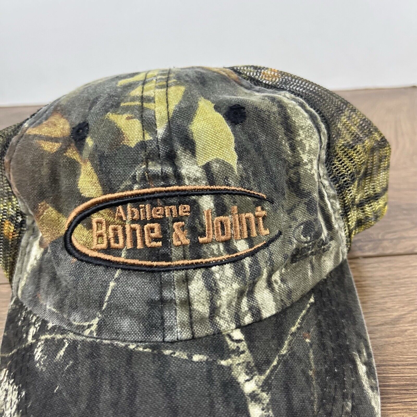 Other Abilene Bone & Joint Hat Green Camo Cap Adjustable Camo Adul Size ONE SIZE - 7 Thumbnail