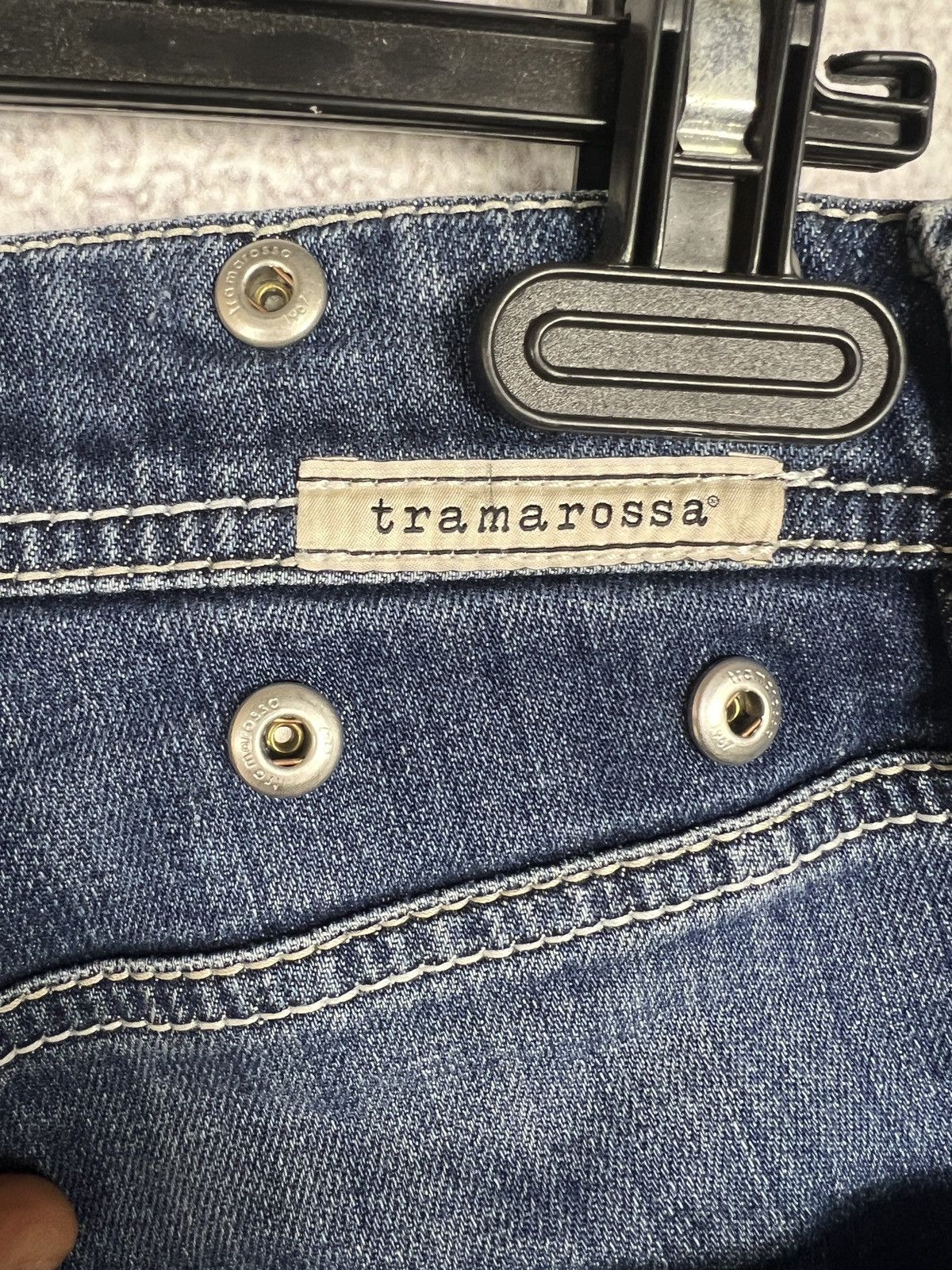 Hysteric Glamour SARTORIA TRAMAROSSA MENS LEONARDO MCMLXVII BLUE DENIM JEANS Size US 32 / EU 48 - 5 Thumbnail