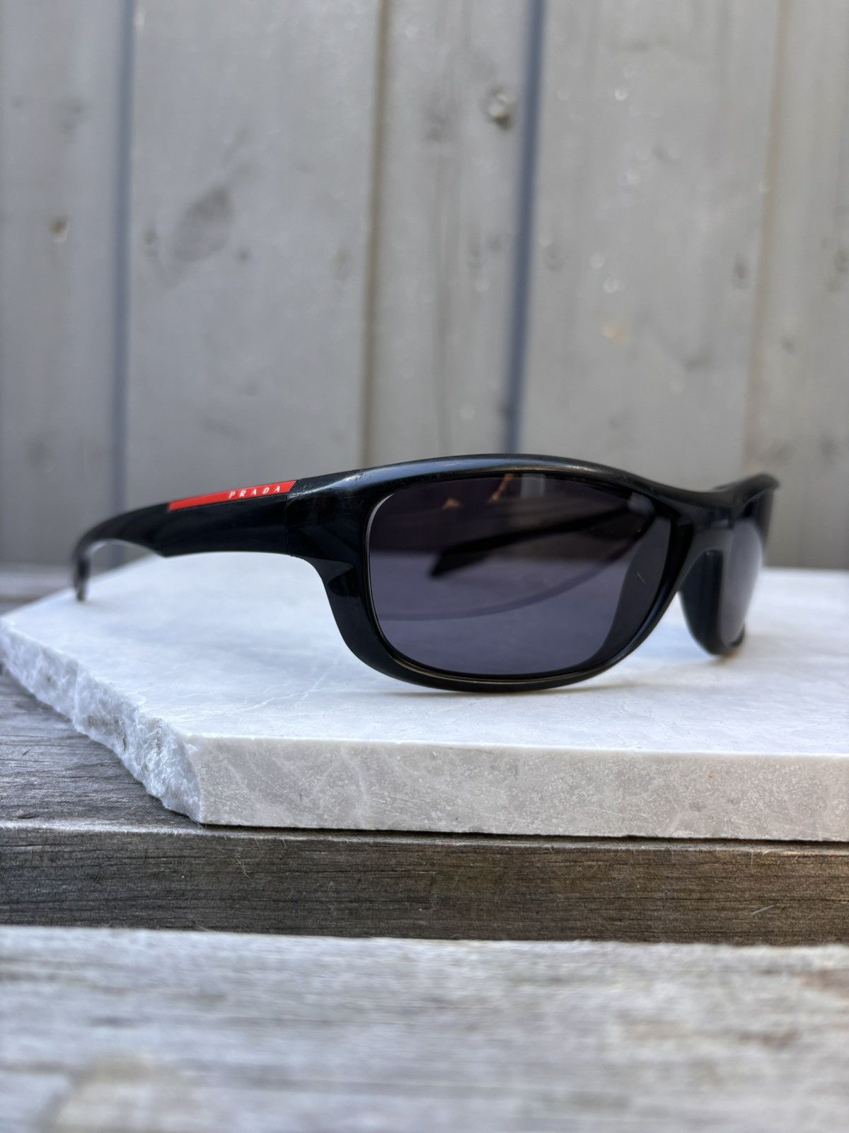 Prada sport wrap sunglasses online