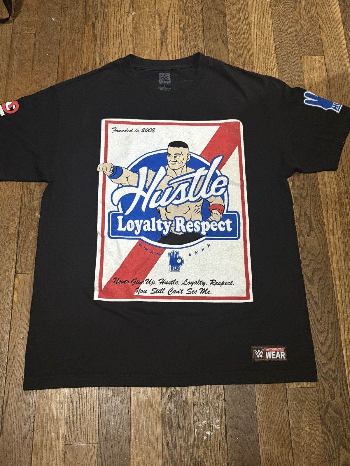 WWE WWE JOHN CENA “Hustle Loyalty Respect” Fan Tee Size US L / EU 52-54 / 3 - 1 Thumbnail
