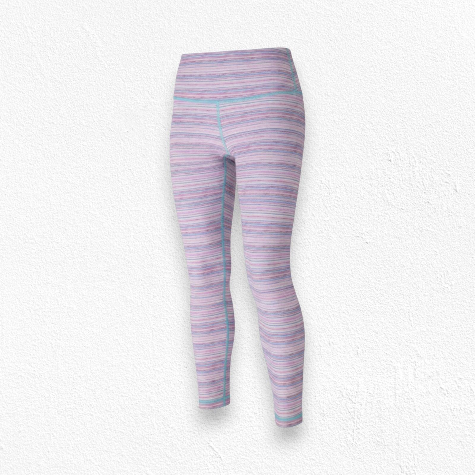 Lululemon Lululemon Cyber Stripe Wunder Under Leggings Size 4 Size 27" / US 4 / IT 40 - 1 Thumbnail