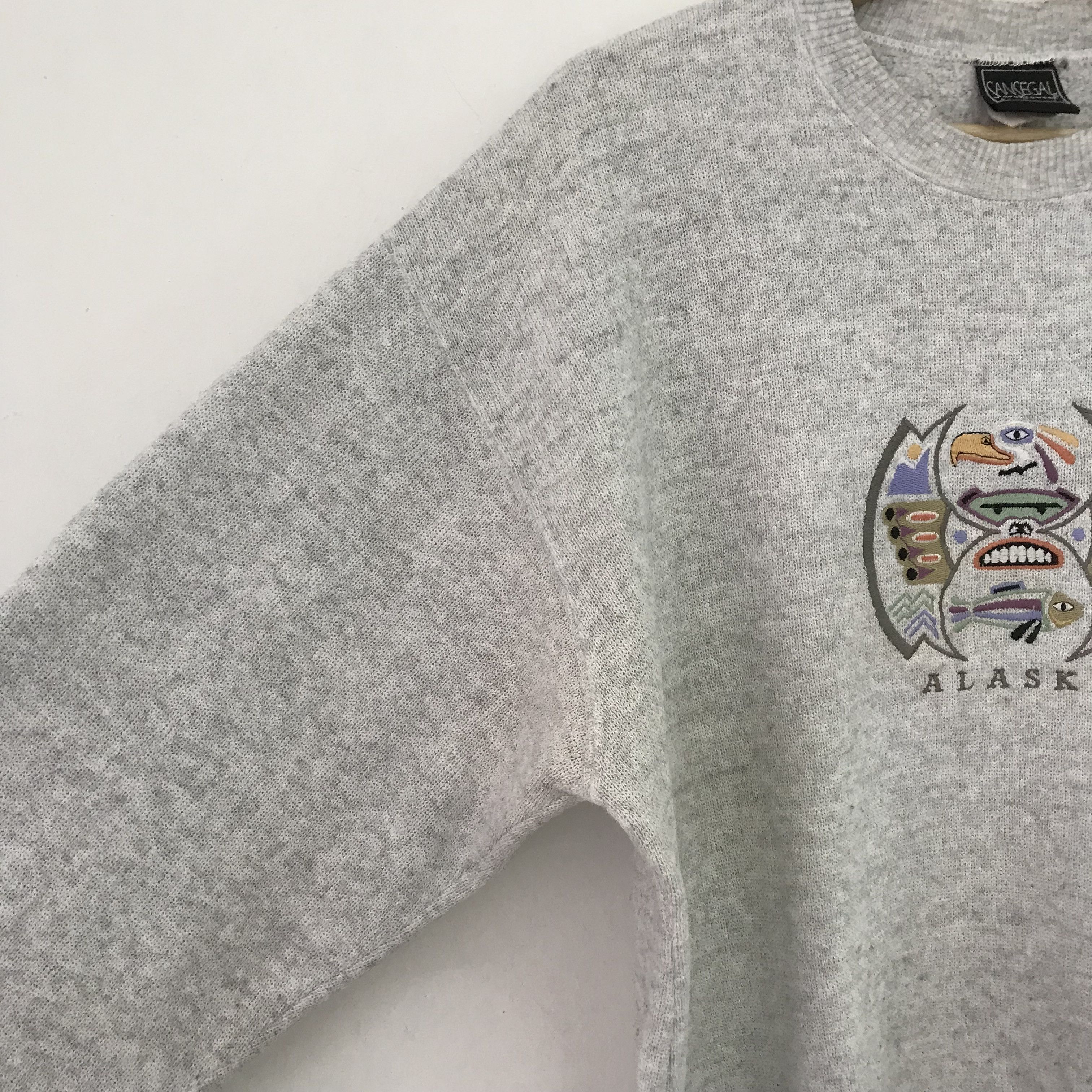 Vintage Vintage 90s Alaska Sweatshirt Alaska Sweater - 218 Size US L / EU 52-54 / 3 - 4 Thumbnail