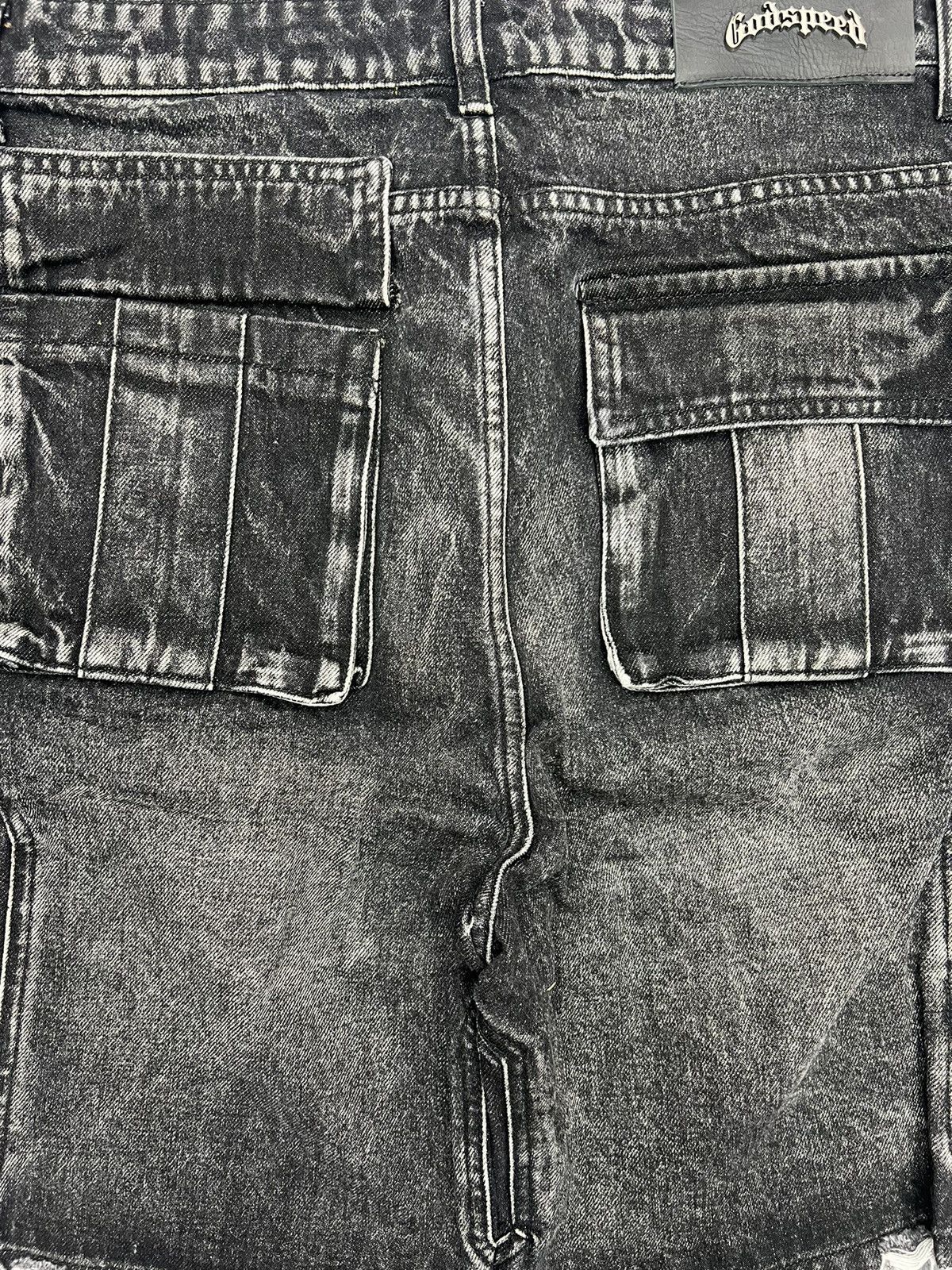 Godspeed Godspeed Octagon Cargo Denim Shorts Size US 36 / EU 52 - 5 Thumbnail