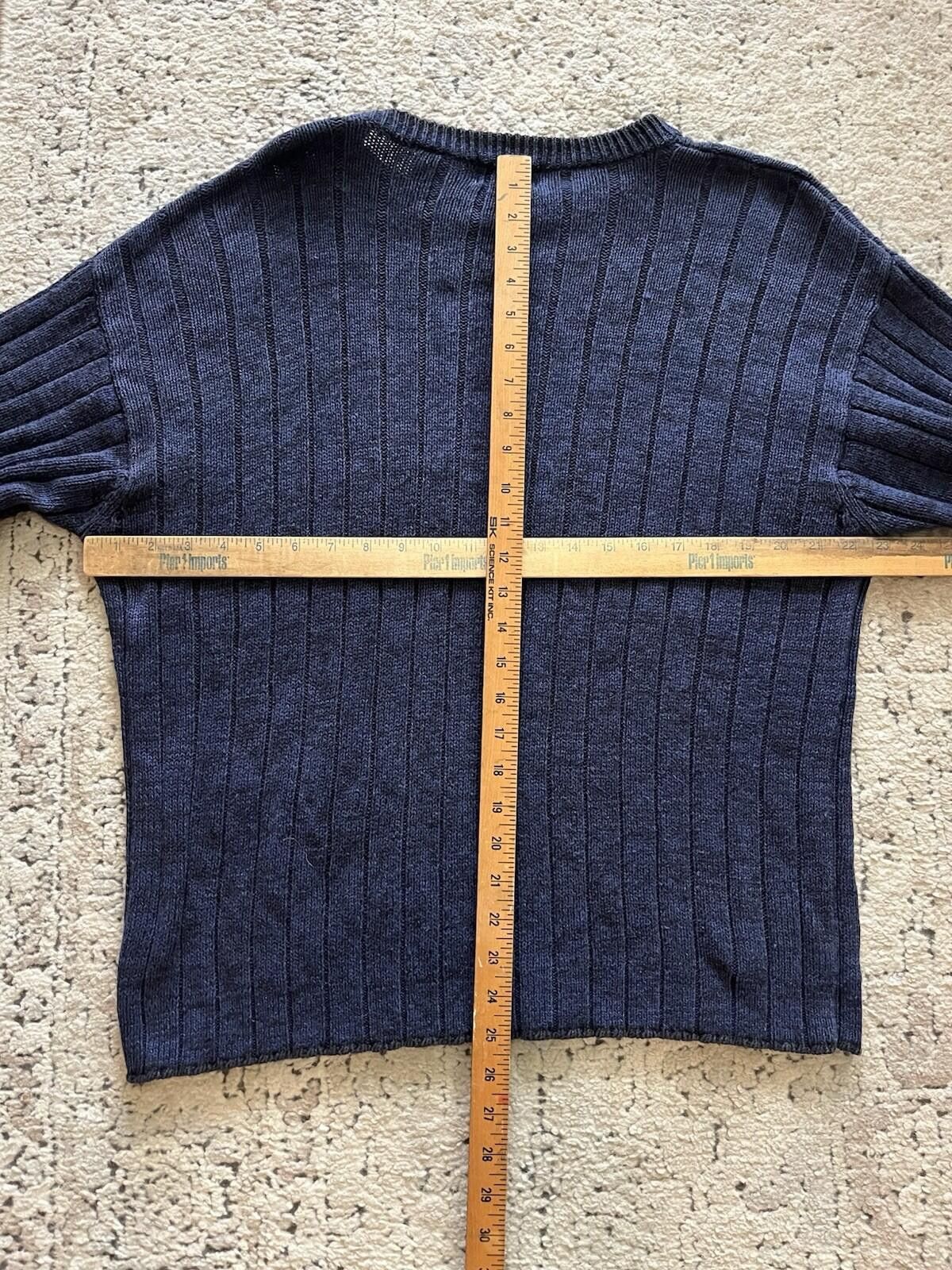 Other Vintage Arizona Jean Co Blue Ribbed Crewneck Sweater M Size US M / EU 48-50 / 2 - 4 Thumbnail