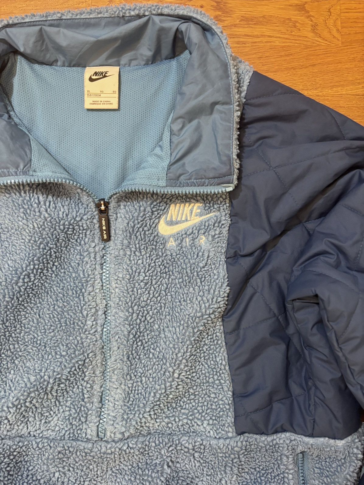 Nike × Vintage Vintage Polar jacket 20’s central logo halfzip y2k drip Size US XS / EU 42 / 0 - 5 Thumbnail