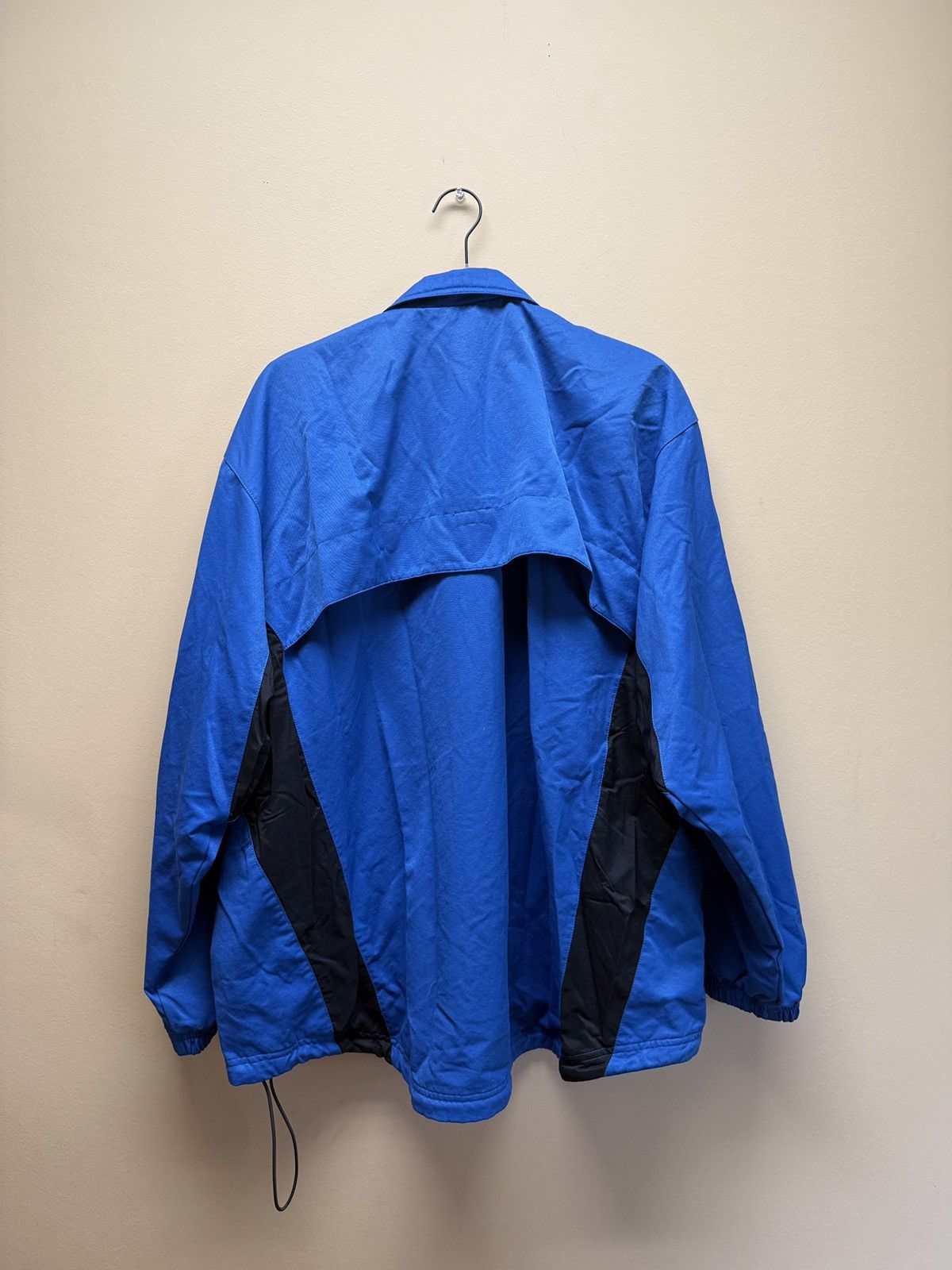 Nike 90s Vintage Blue Soccer Windbreaker Jacket Size US L / EU 52-54 / 3 - 2 Thumbnail